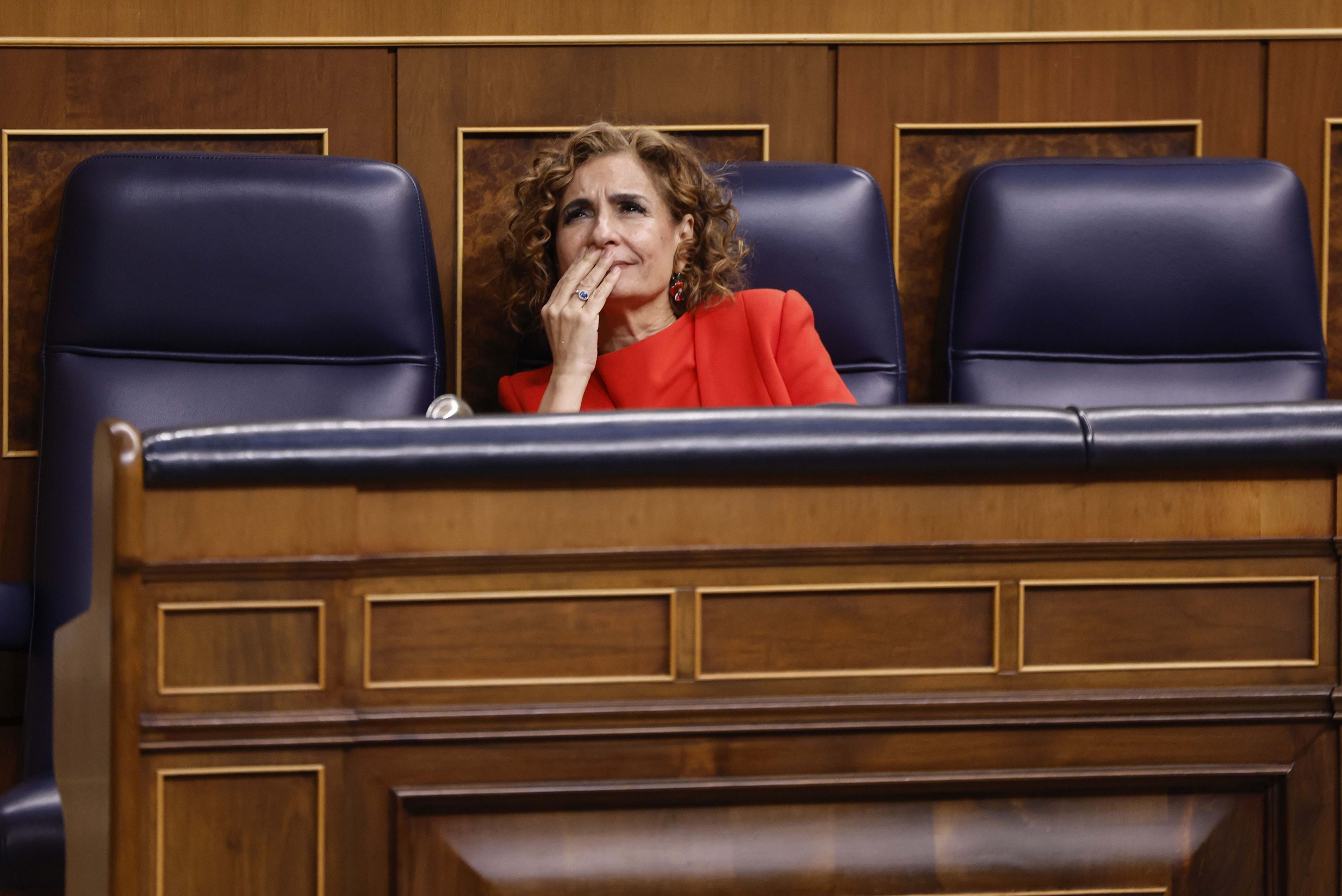 La vicepresidenta primera del Gobierno y ministra de Hacienda, María Jesús Montero. EFE.