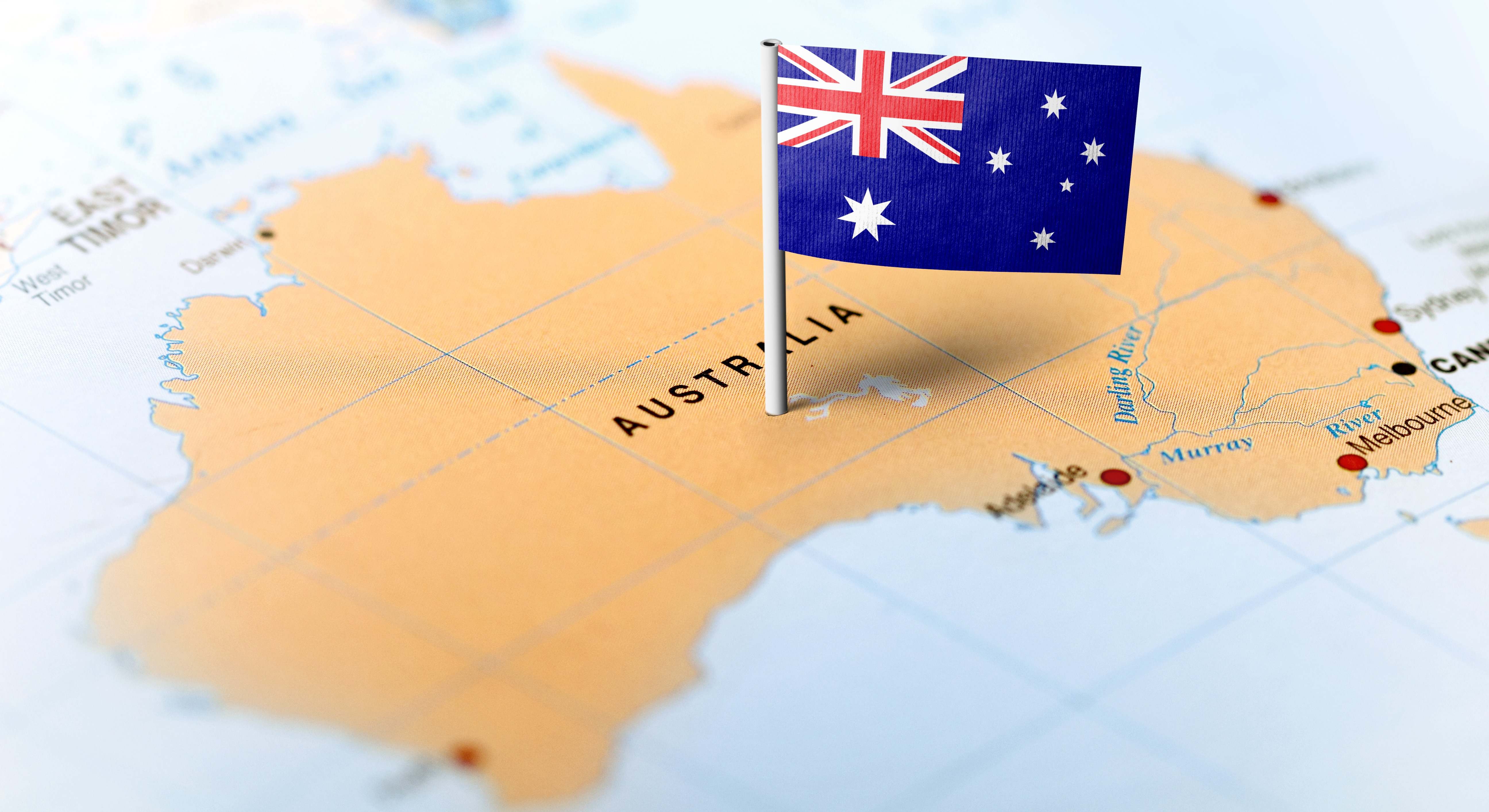 Mapa de Australia