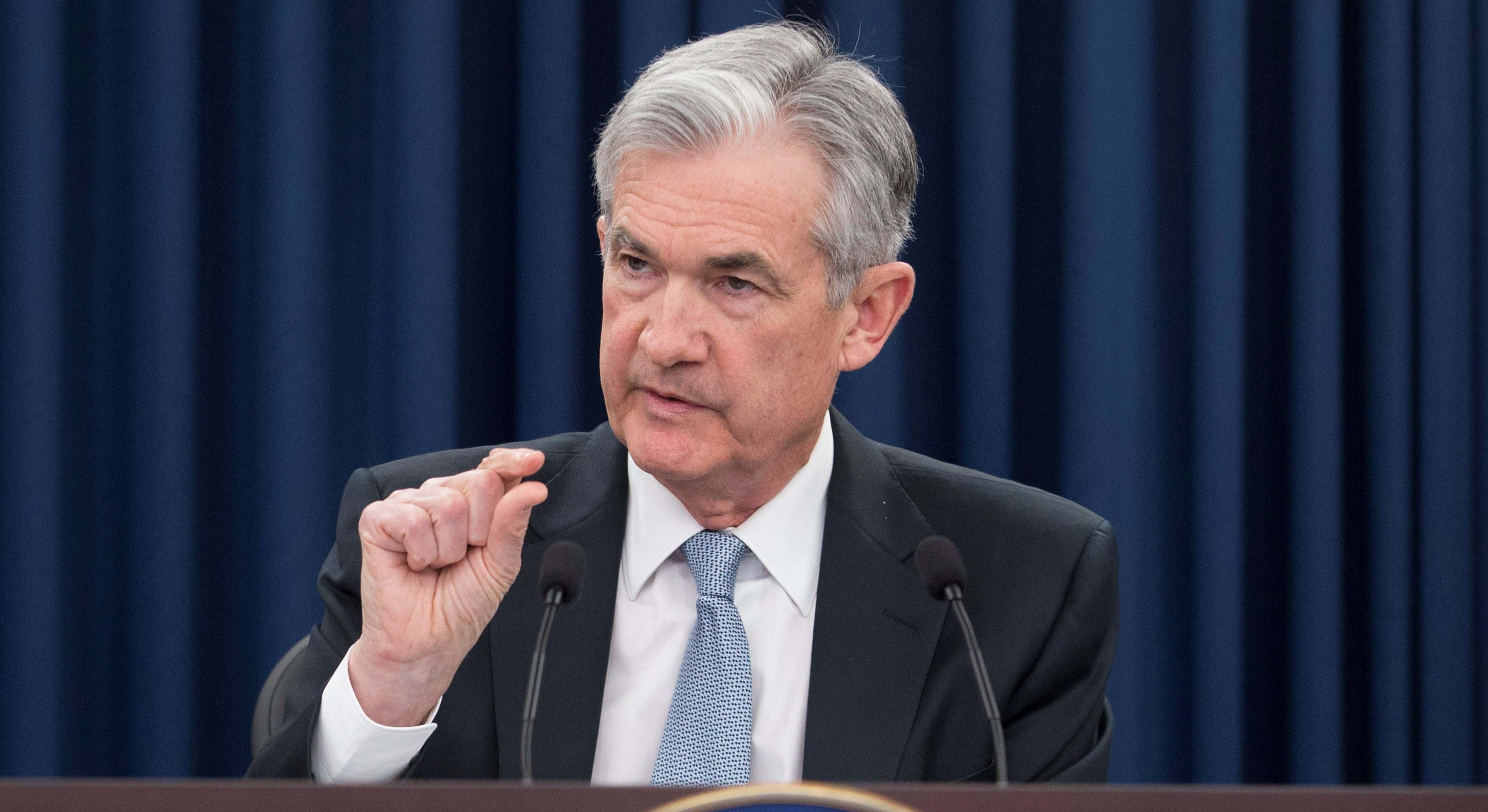 Jerome Powell, presidente de la Fed.