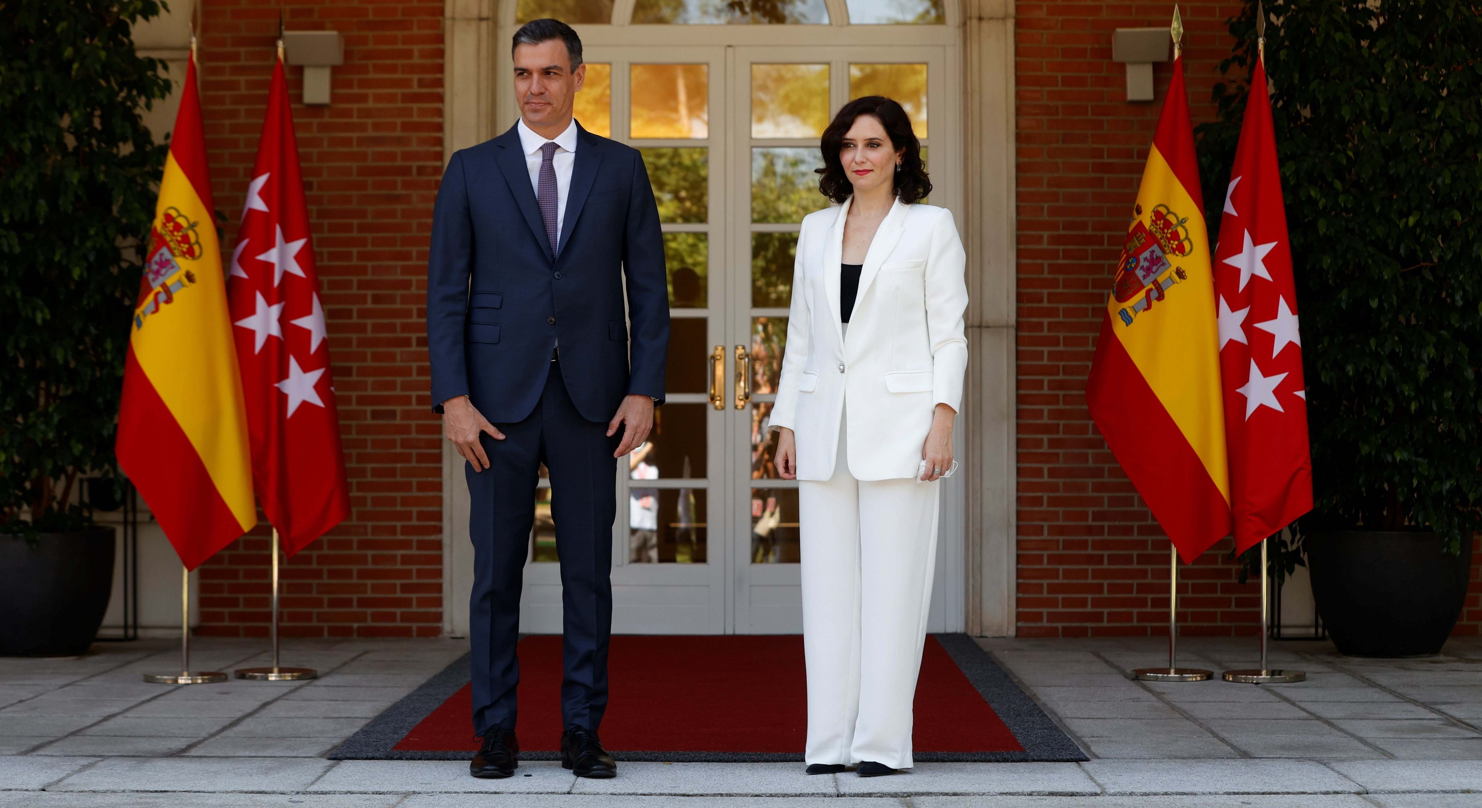 Pedro Sánchez e Isabel Díaz Ayuso.