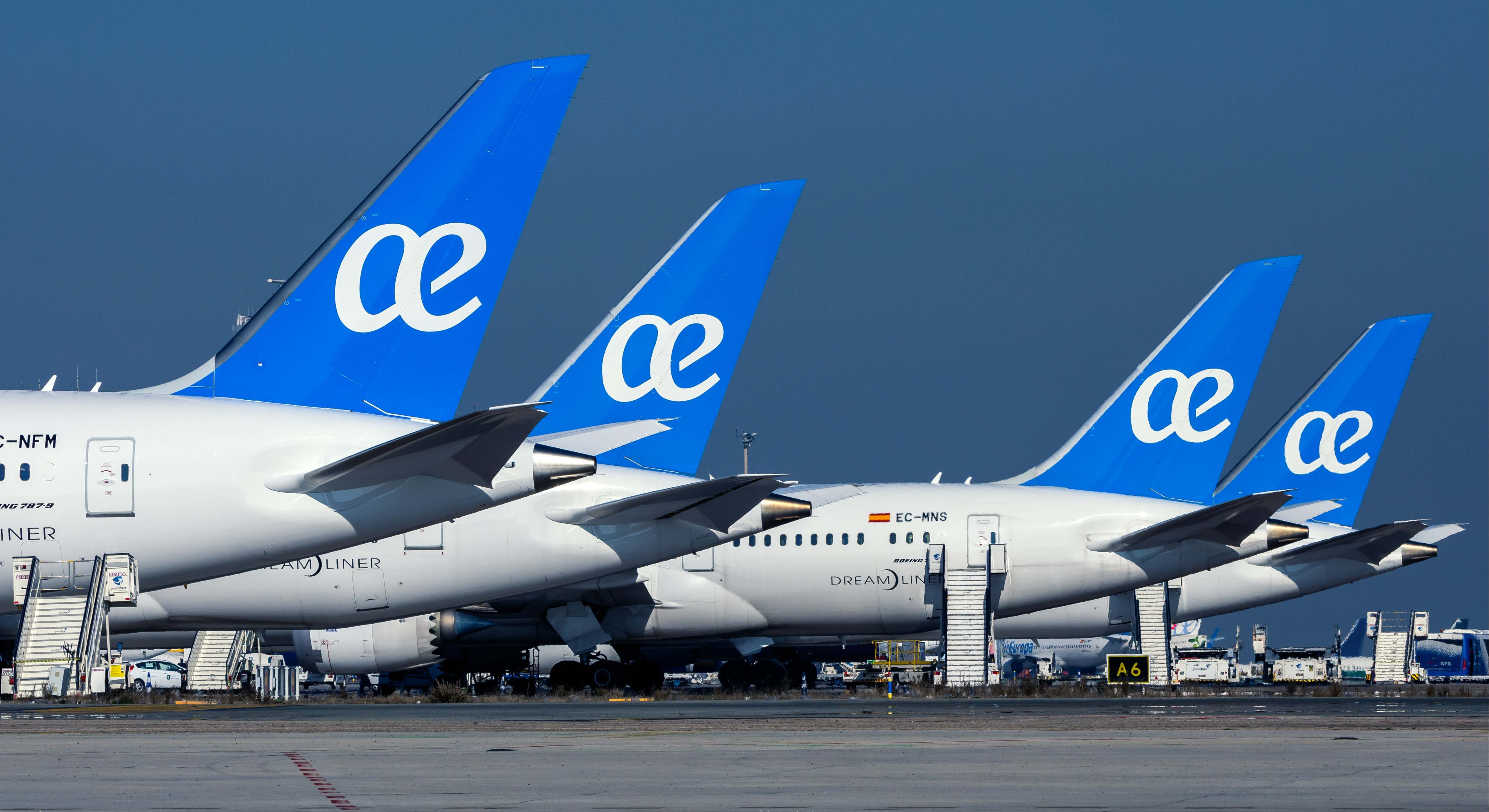 Aviones de Air Europa.