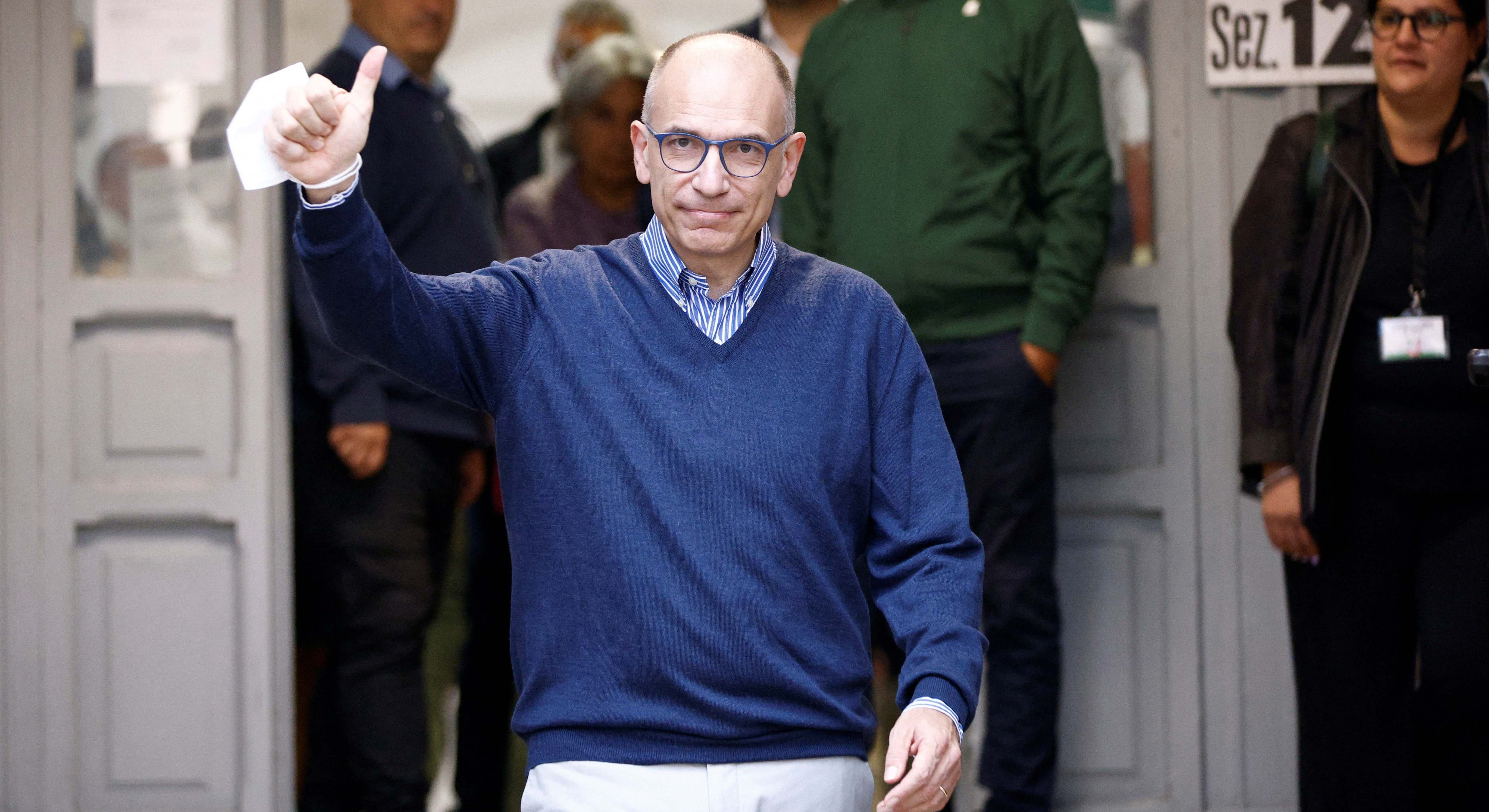 El exprimer ministro italiano, Enrico Letta.