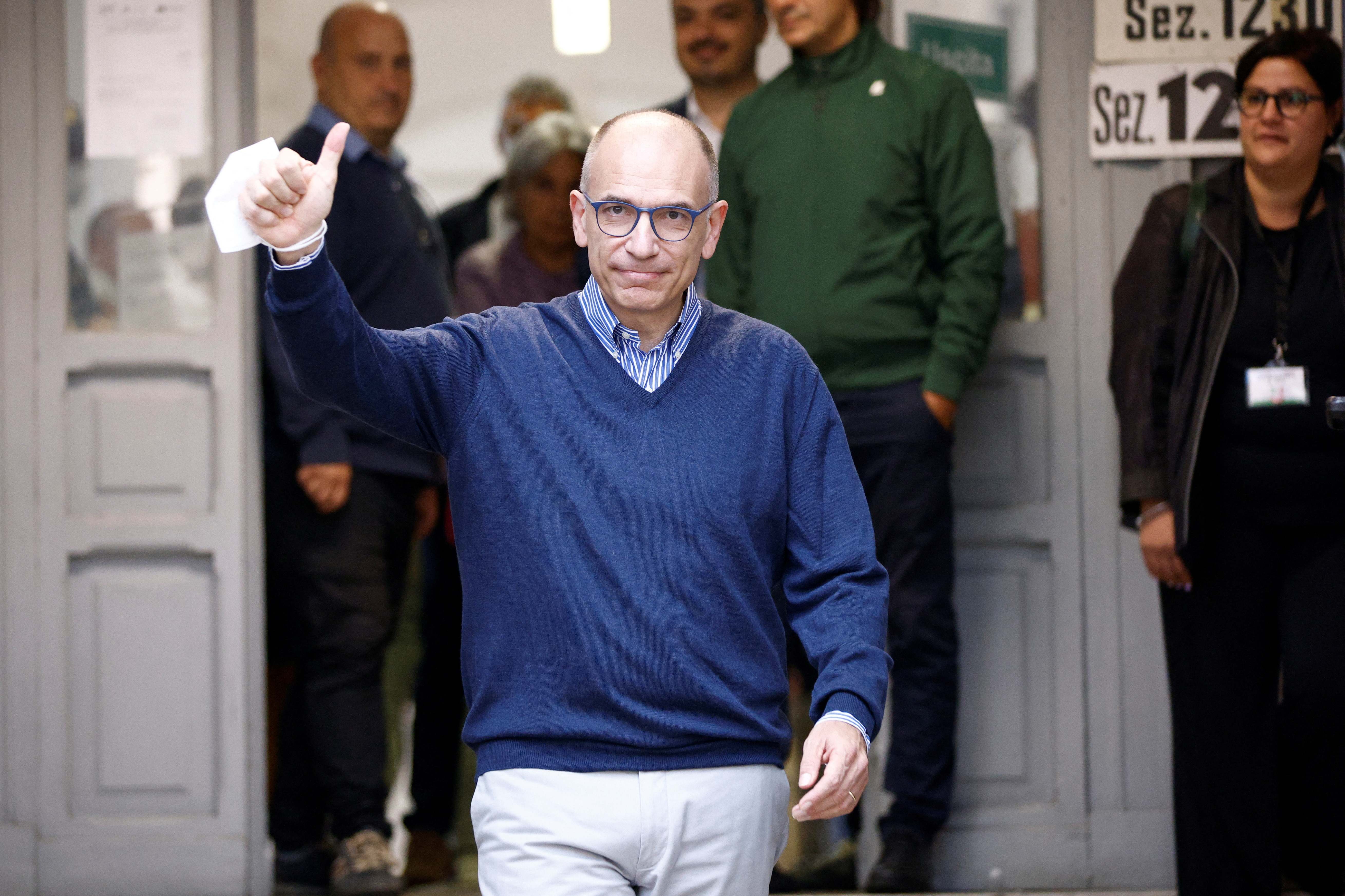 El exprimer ministro italiano, Enrico Letta.