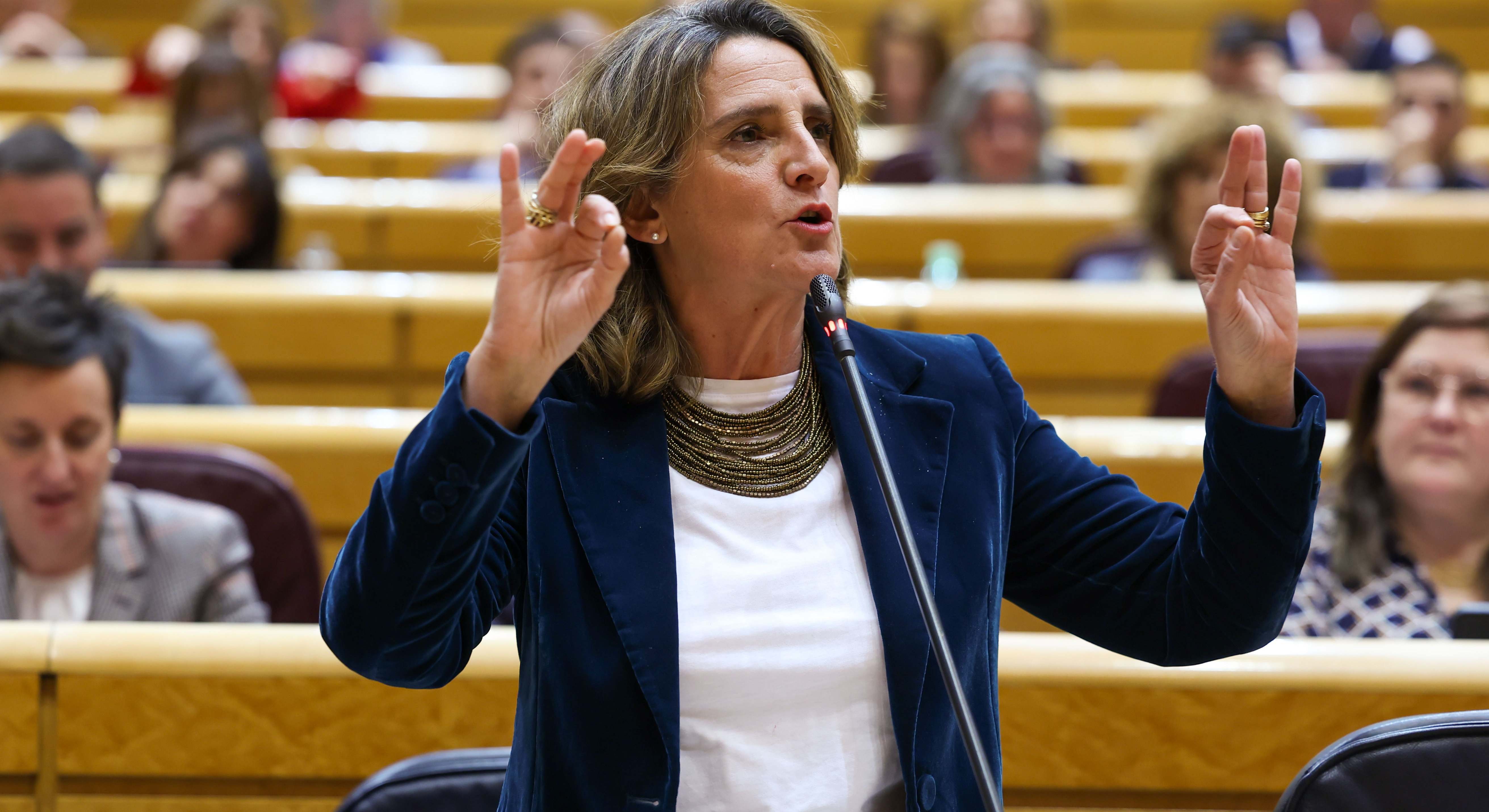 La vicepresidenta Teresa Ribera