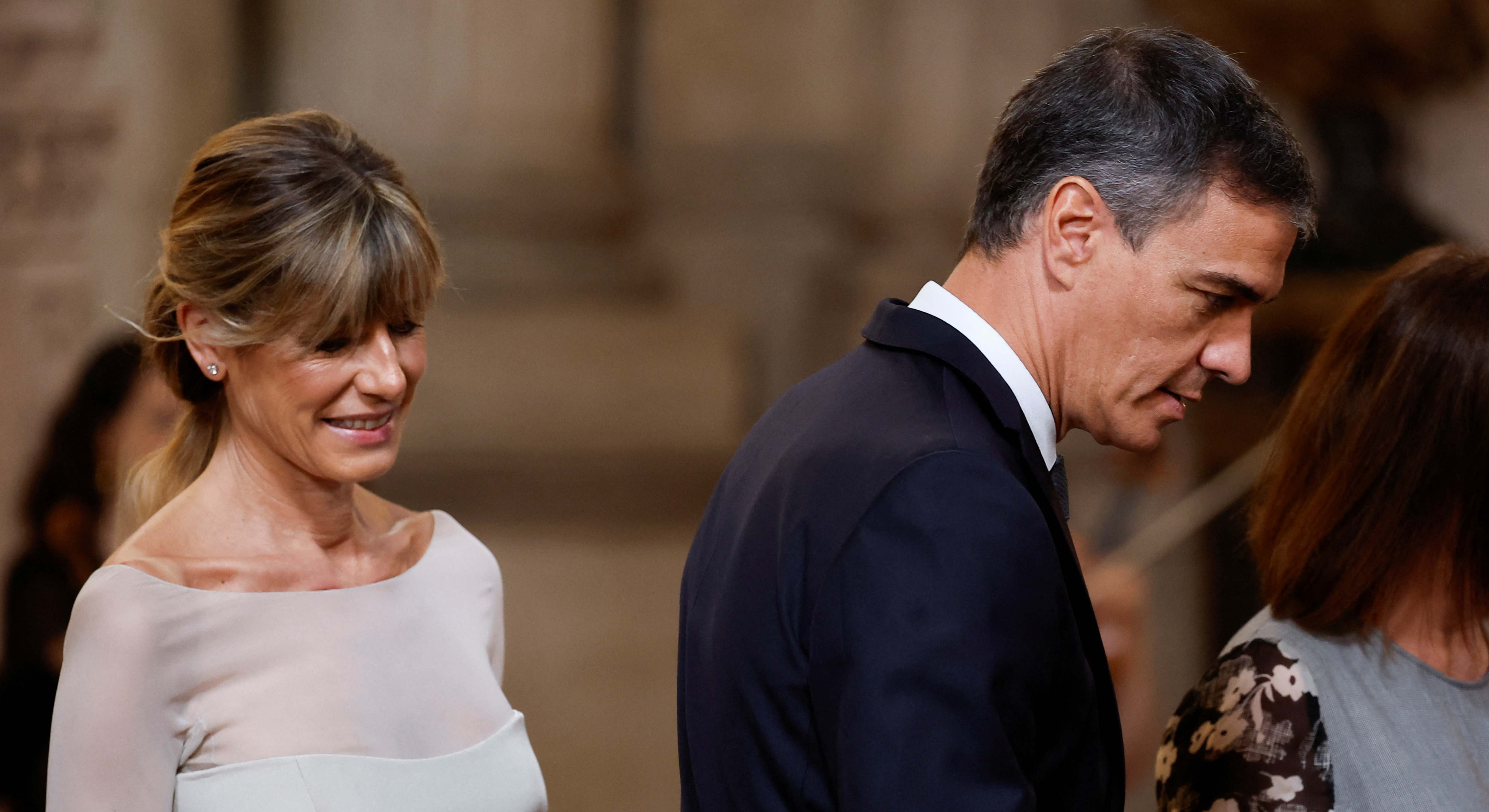 Begoña Gómez y Pedro Sánchez