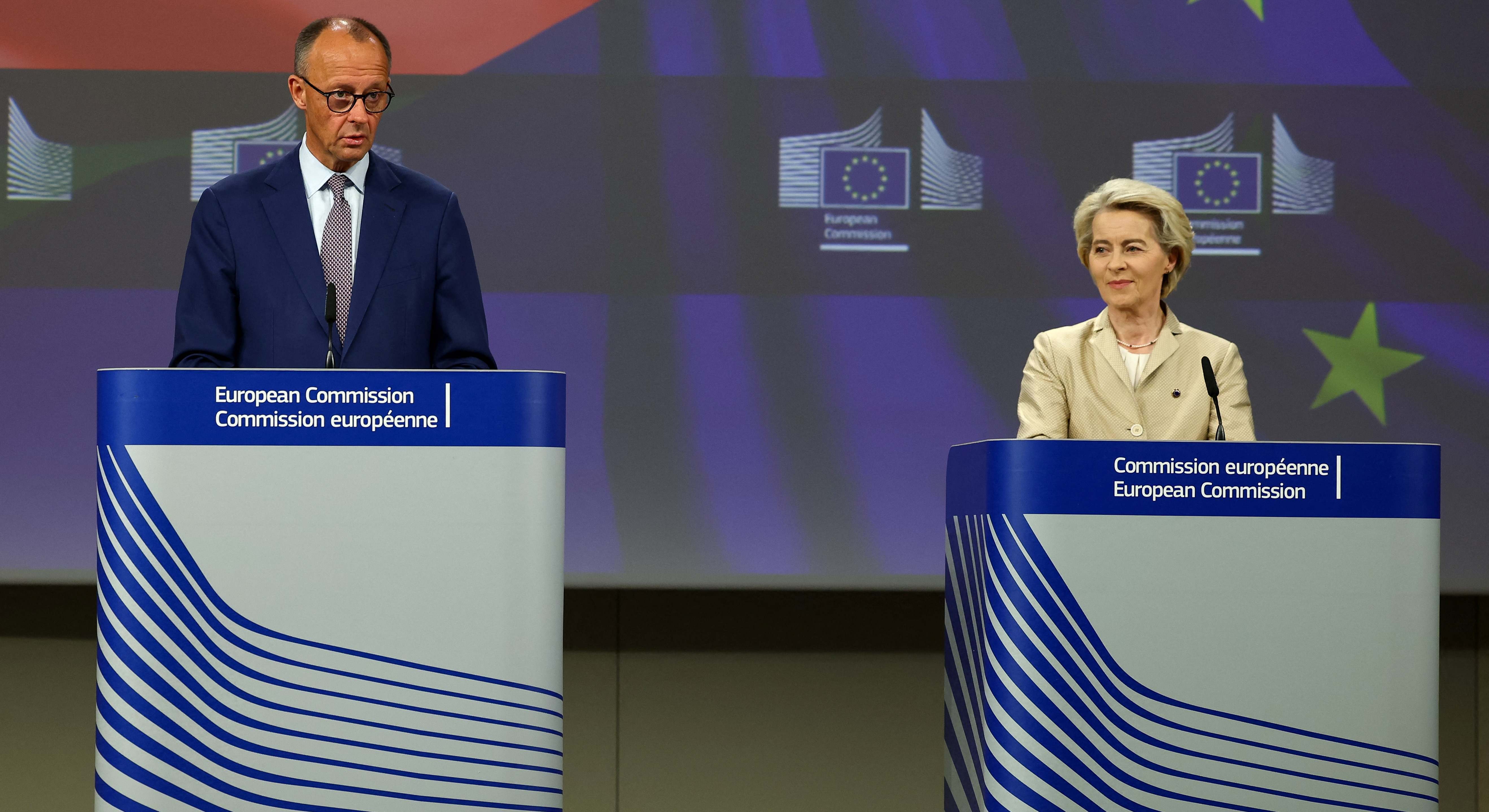 von der leyen friederich merz