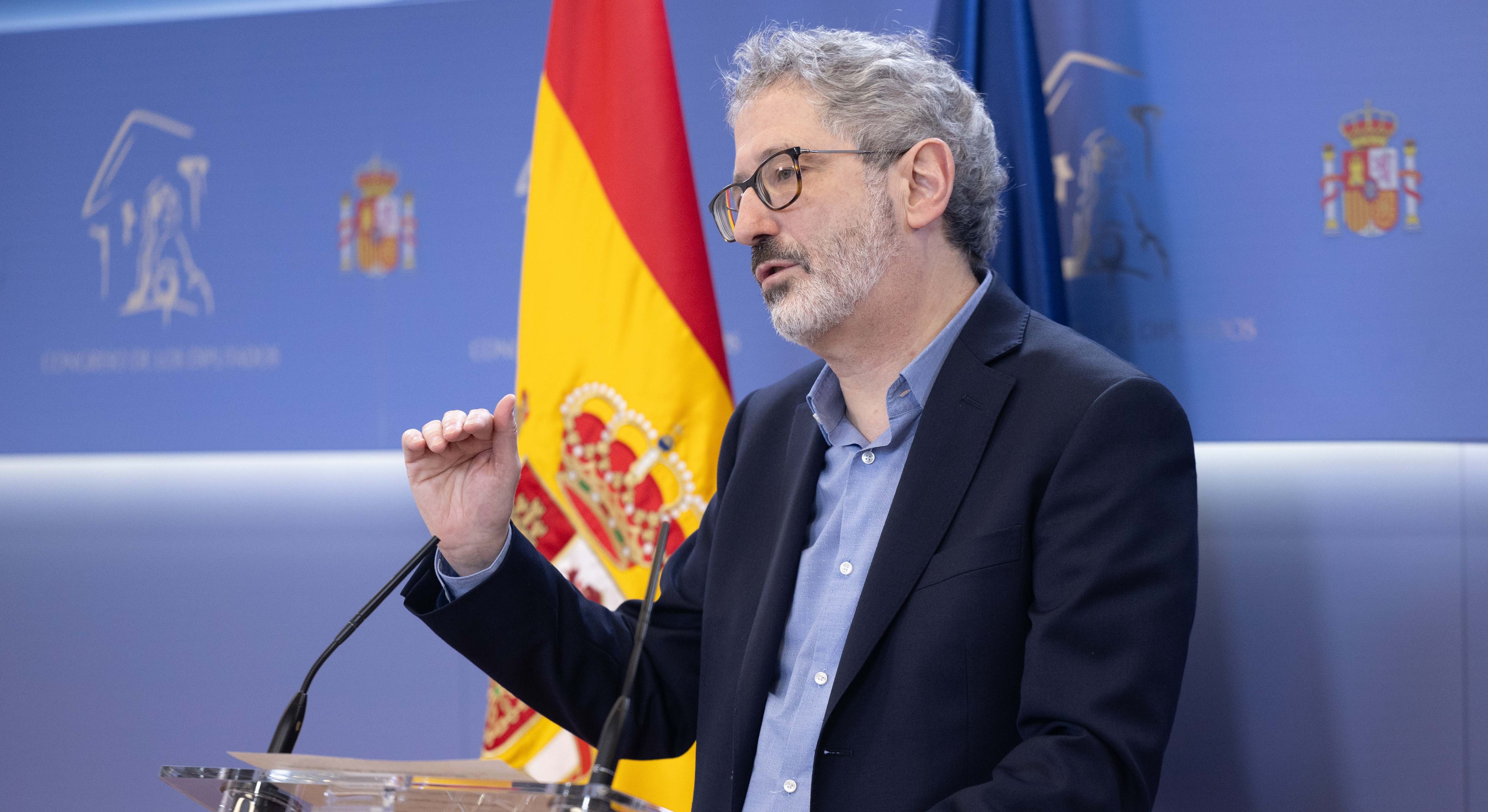 Carlos Martín, portavoz económico de Sumar. Foto: EP.