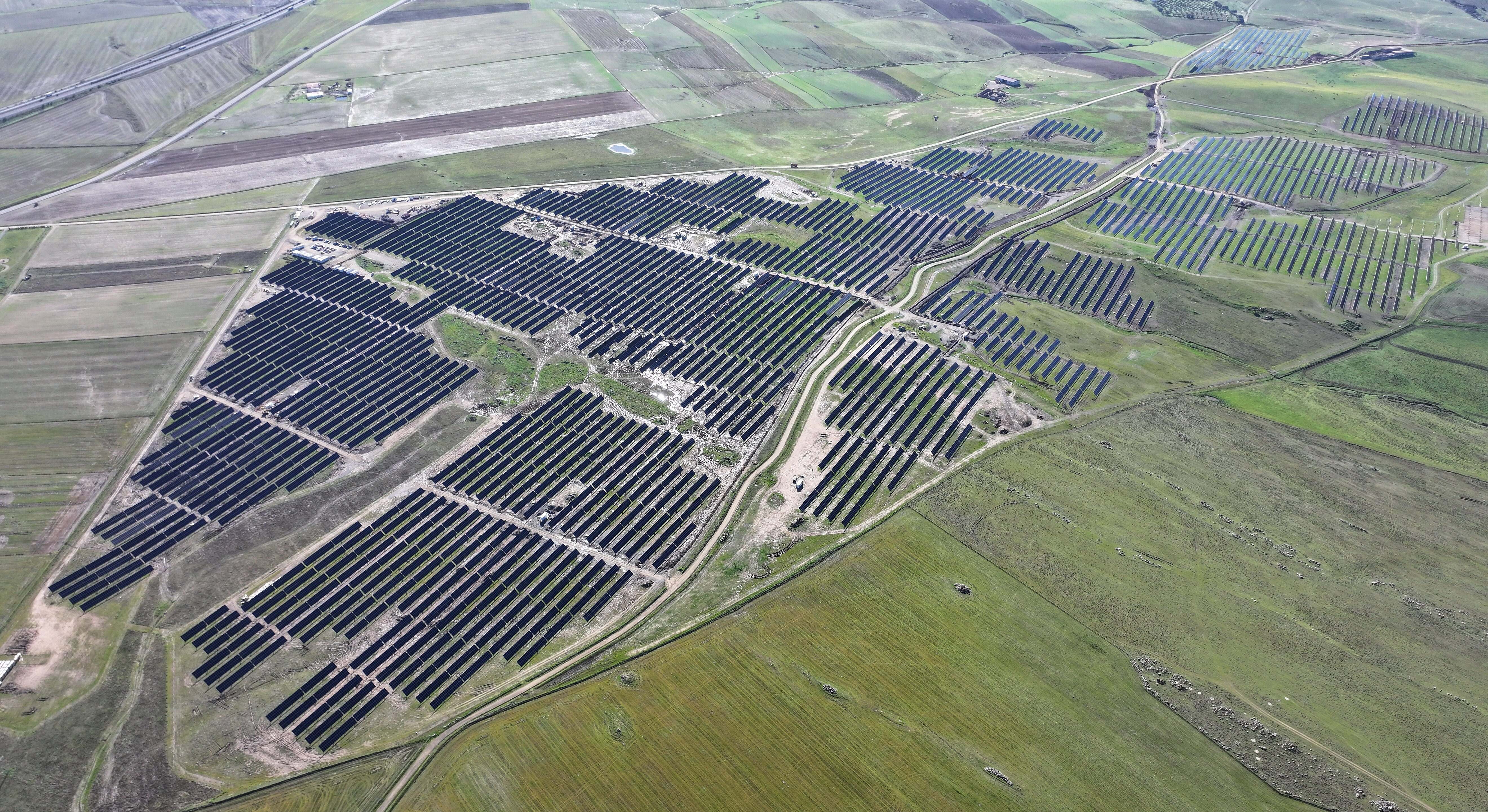 Parque solar Brovales, en Etremadura. / Q Energy