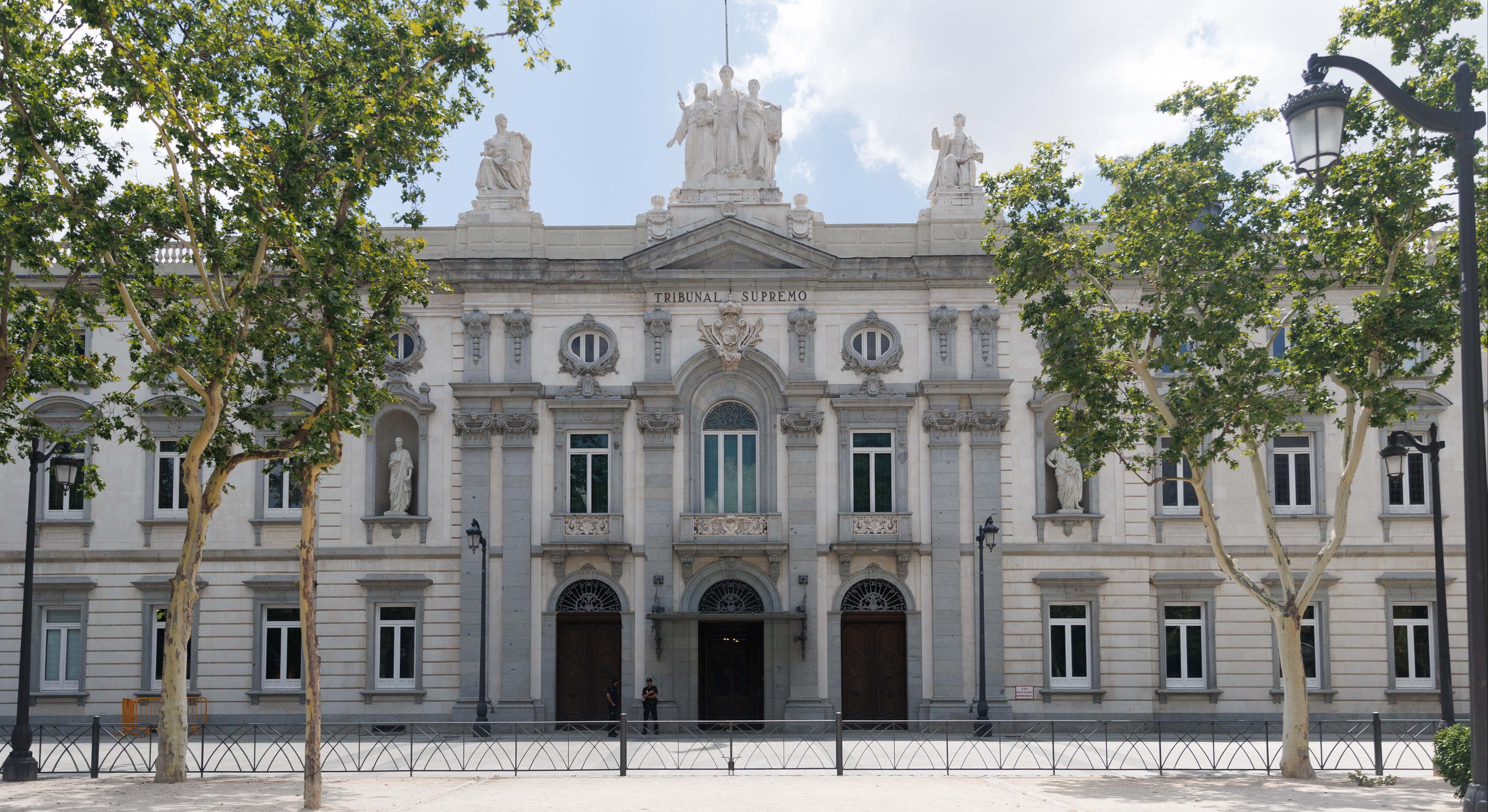 Fachada del Tribunal Supremo.