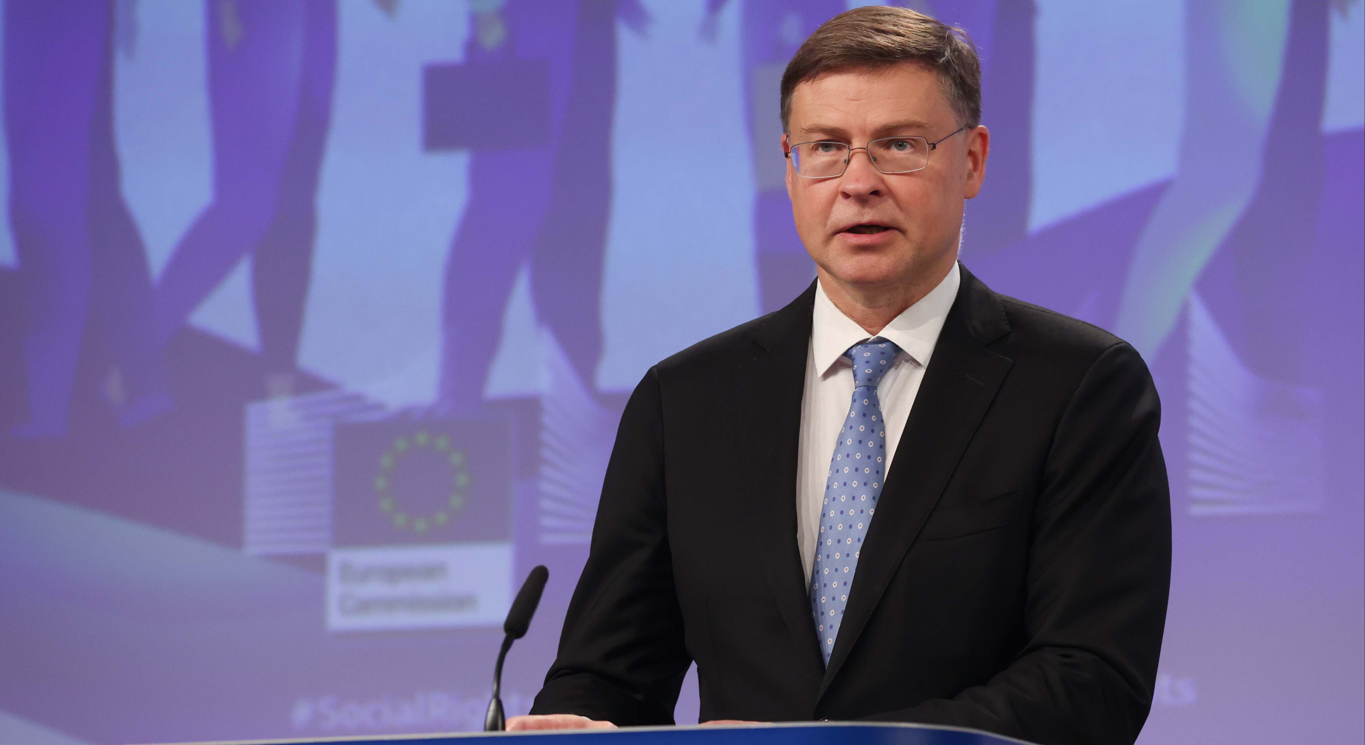 El nuevo comisario de Economía y Productividad, Valdis Dombrovskis