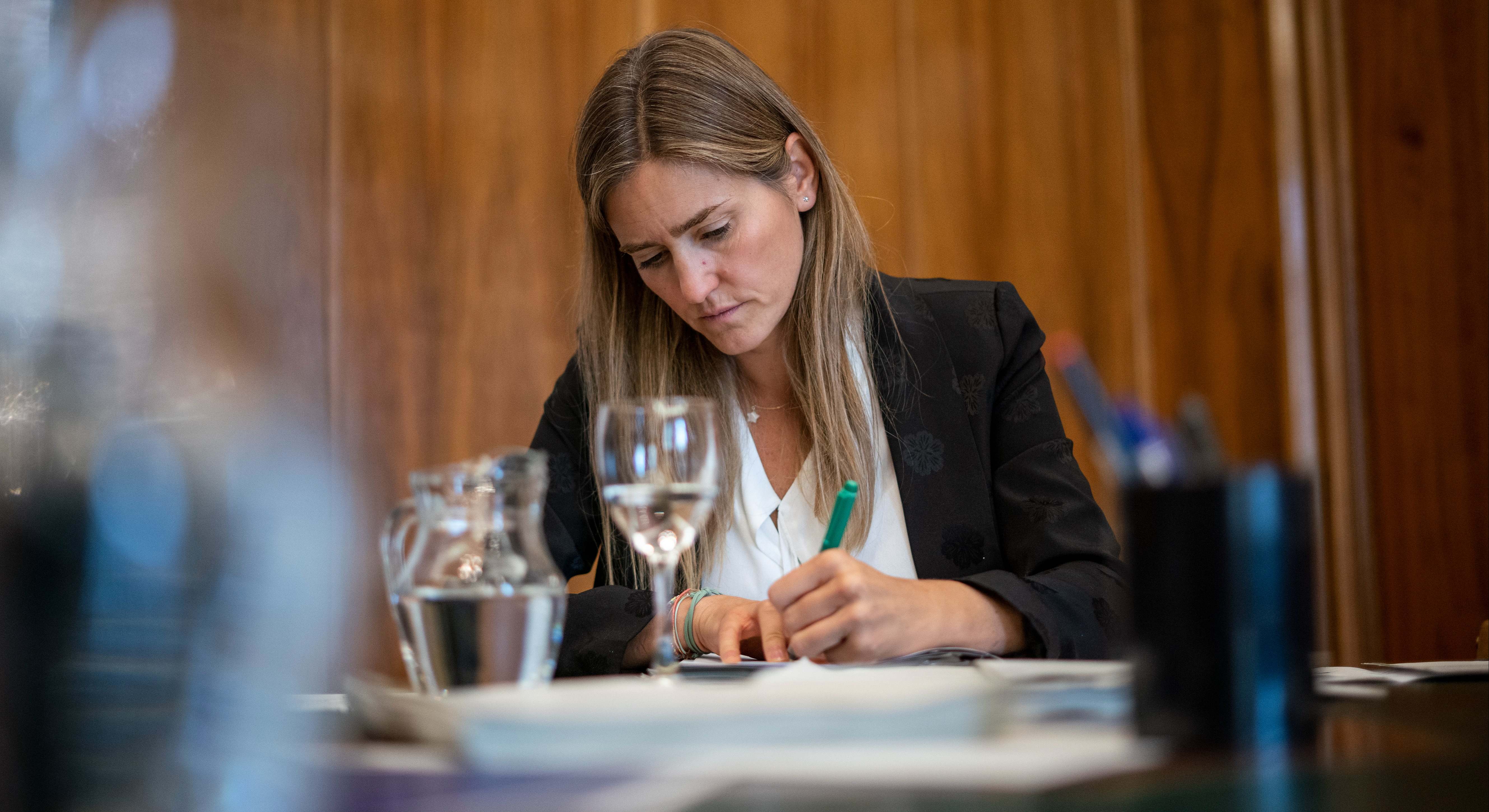 La vicepresidenta tercera y ministra de Transición Ecológica, Sara Aagesen. MITECO