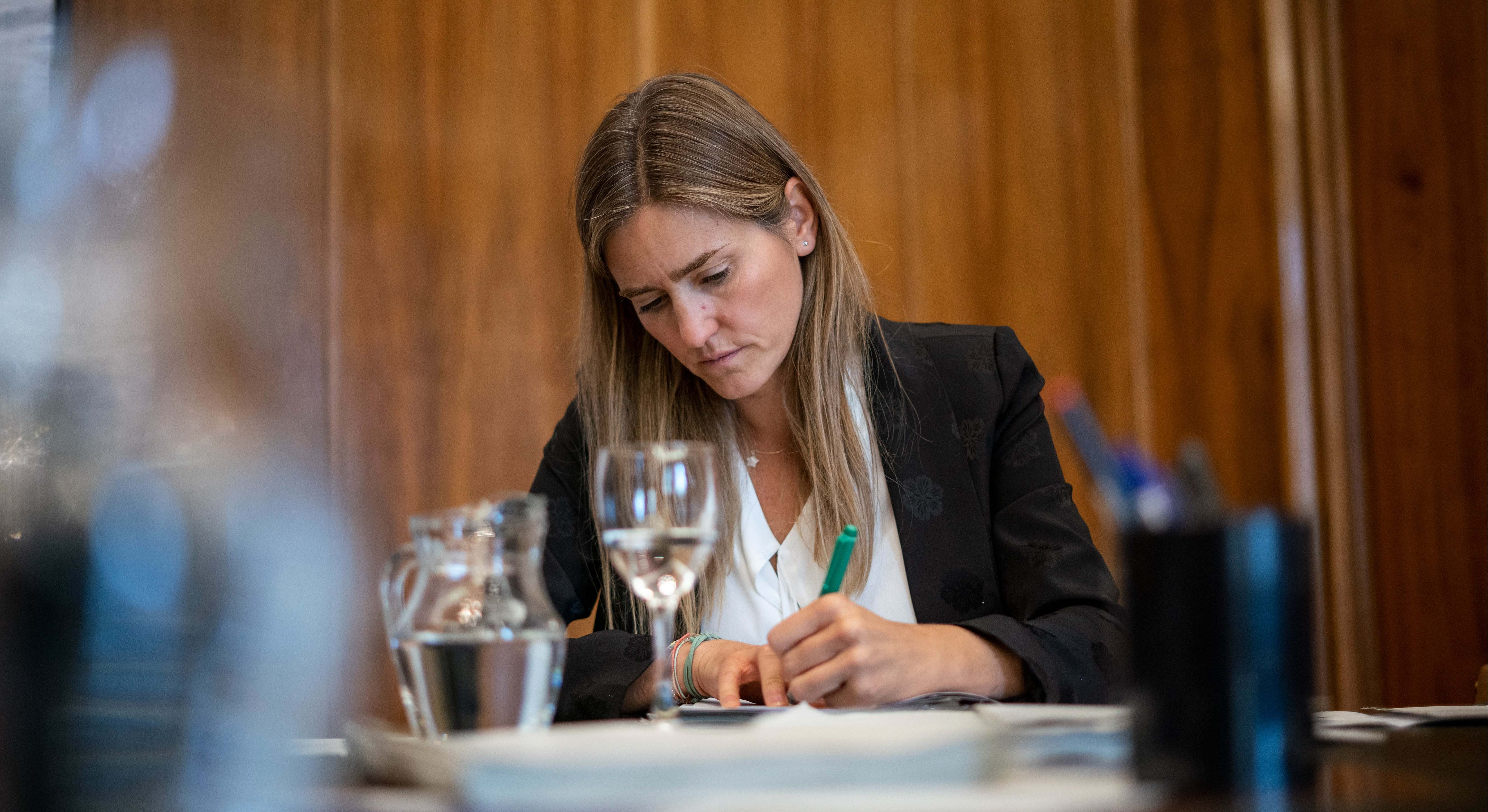 La vicepresidenta y ministra de Transición Ecológica, Sara Aagesen