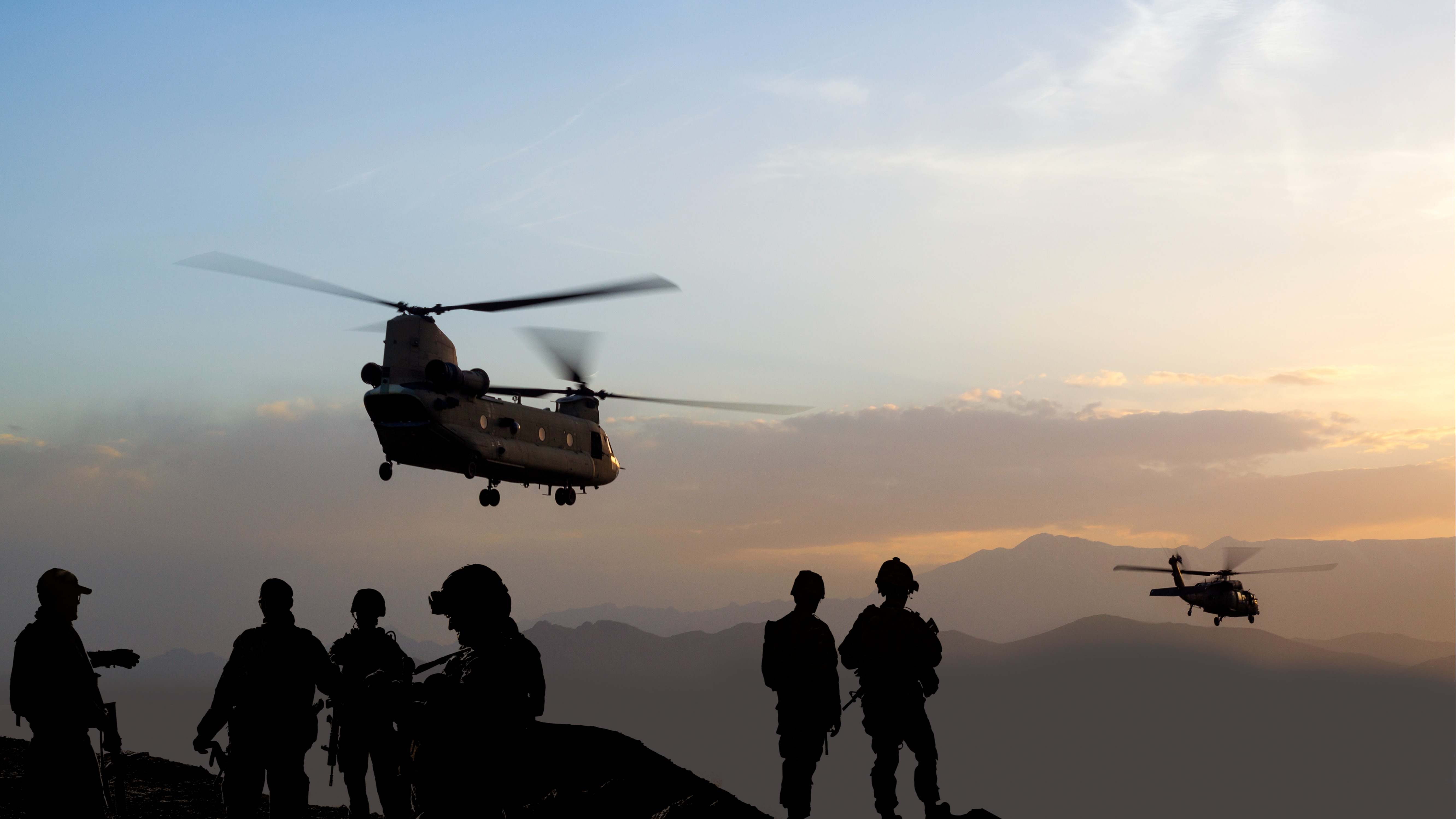 helicópteros EEUU ejército OTAN