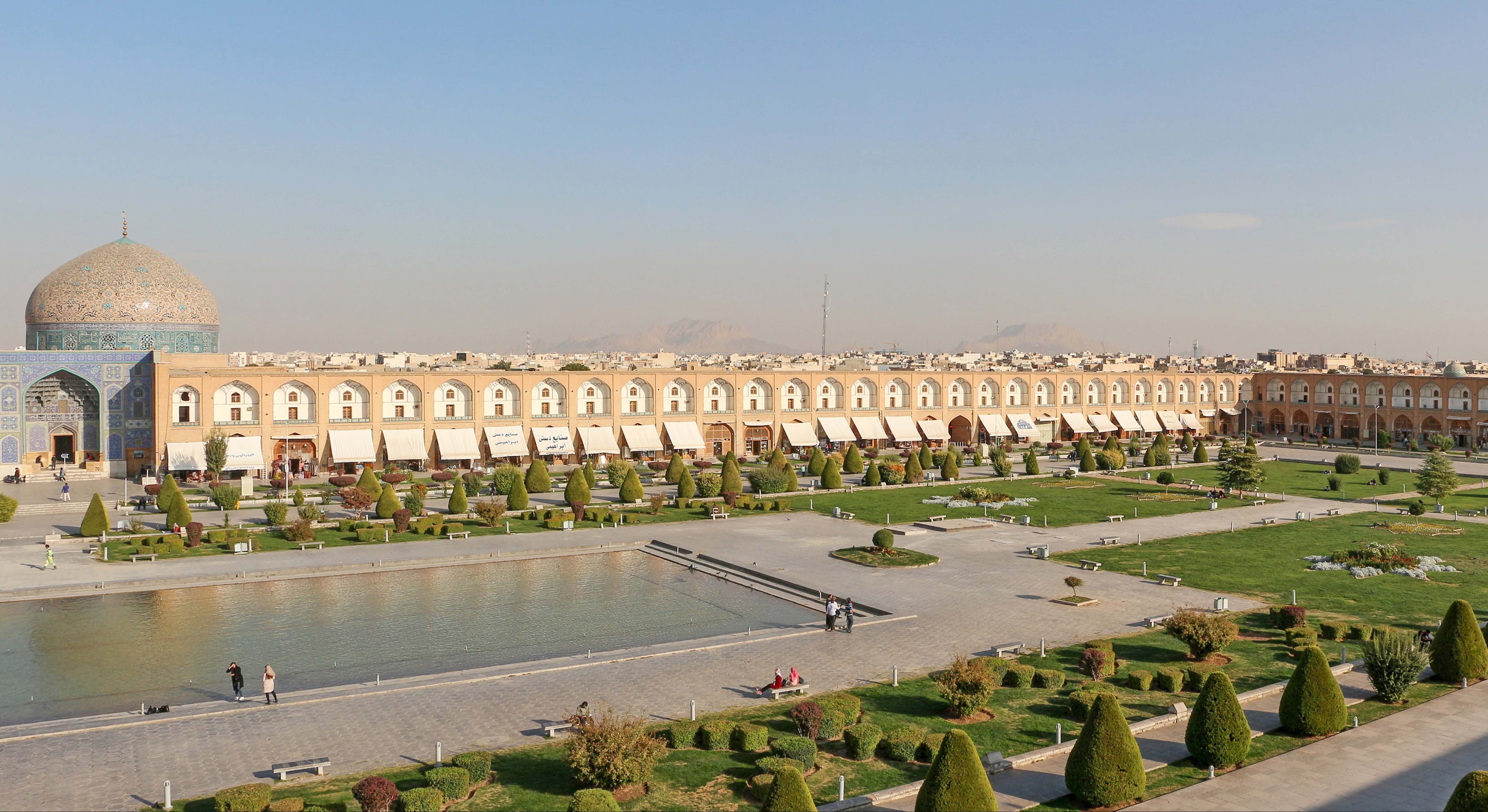 Plaza de Naqsh-e Yahán, en Isfahán. / Foto: Wikipedia -