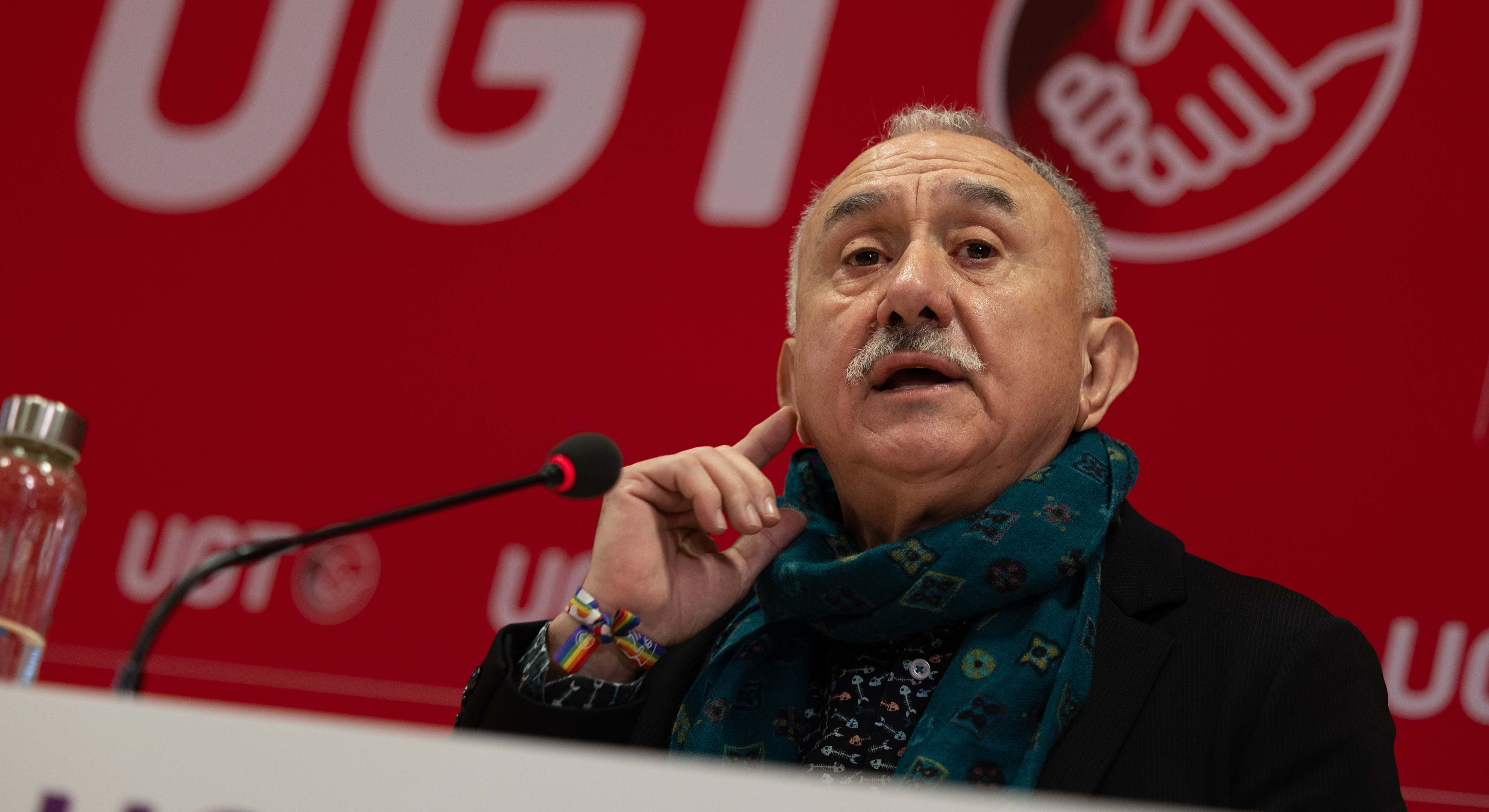 Pepe Álvarez, secretario general de UGT. Foto: EP.
