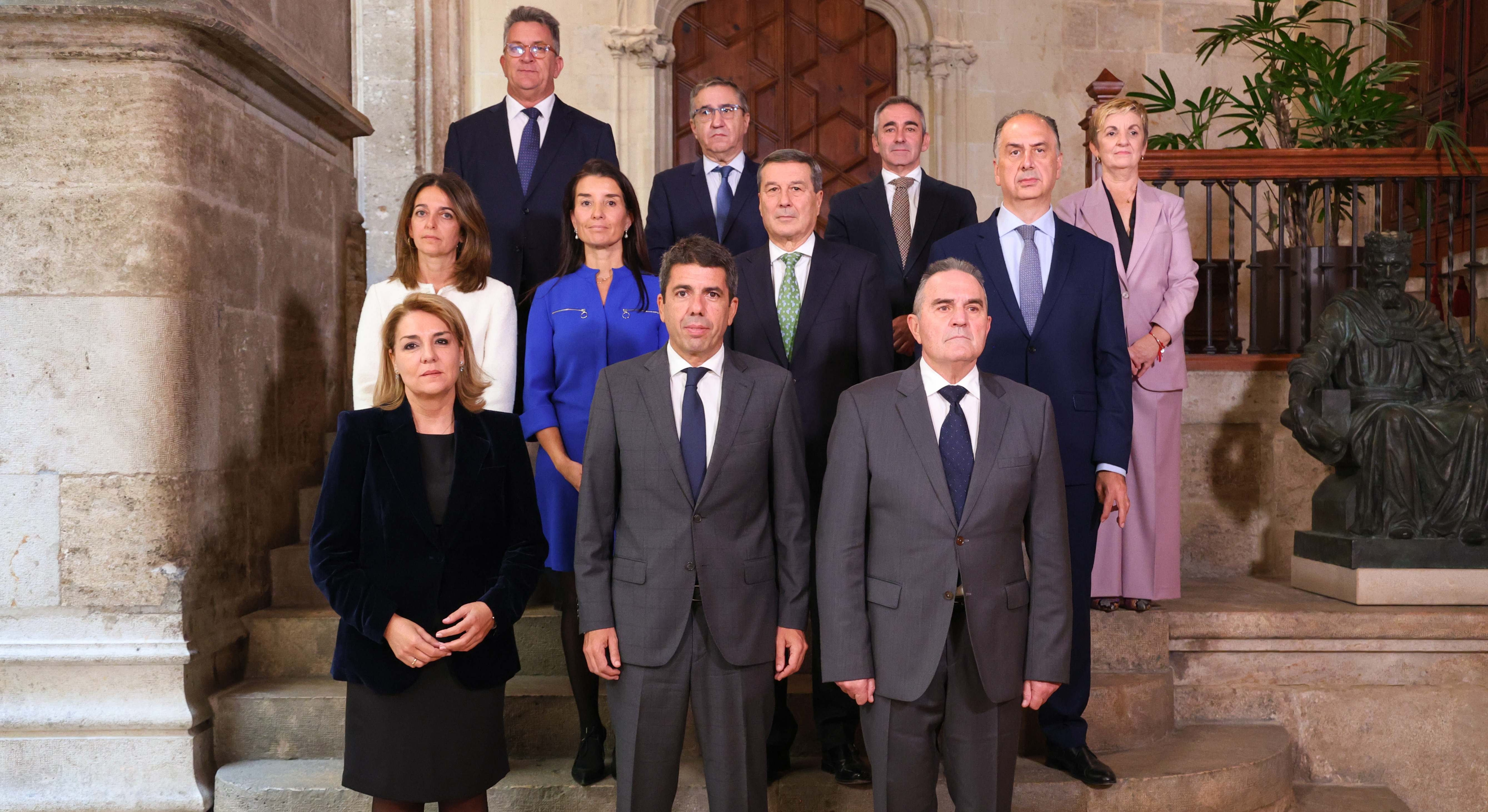 El nuevo Consell de Carlos Mazón.