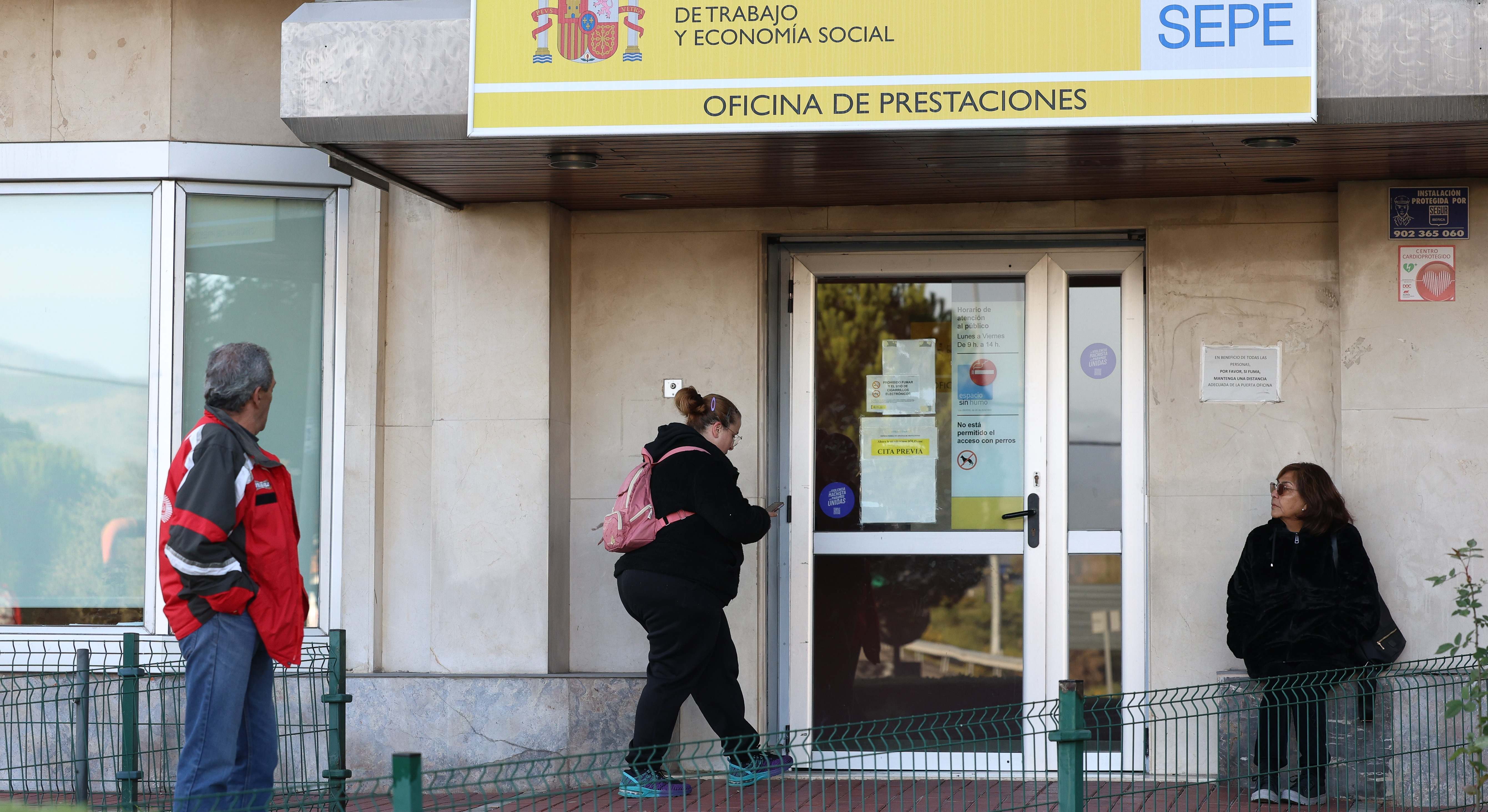 Oficina de prestaciones del SEPE. Foto: Europa Press