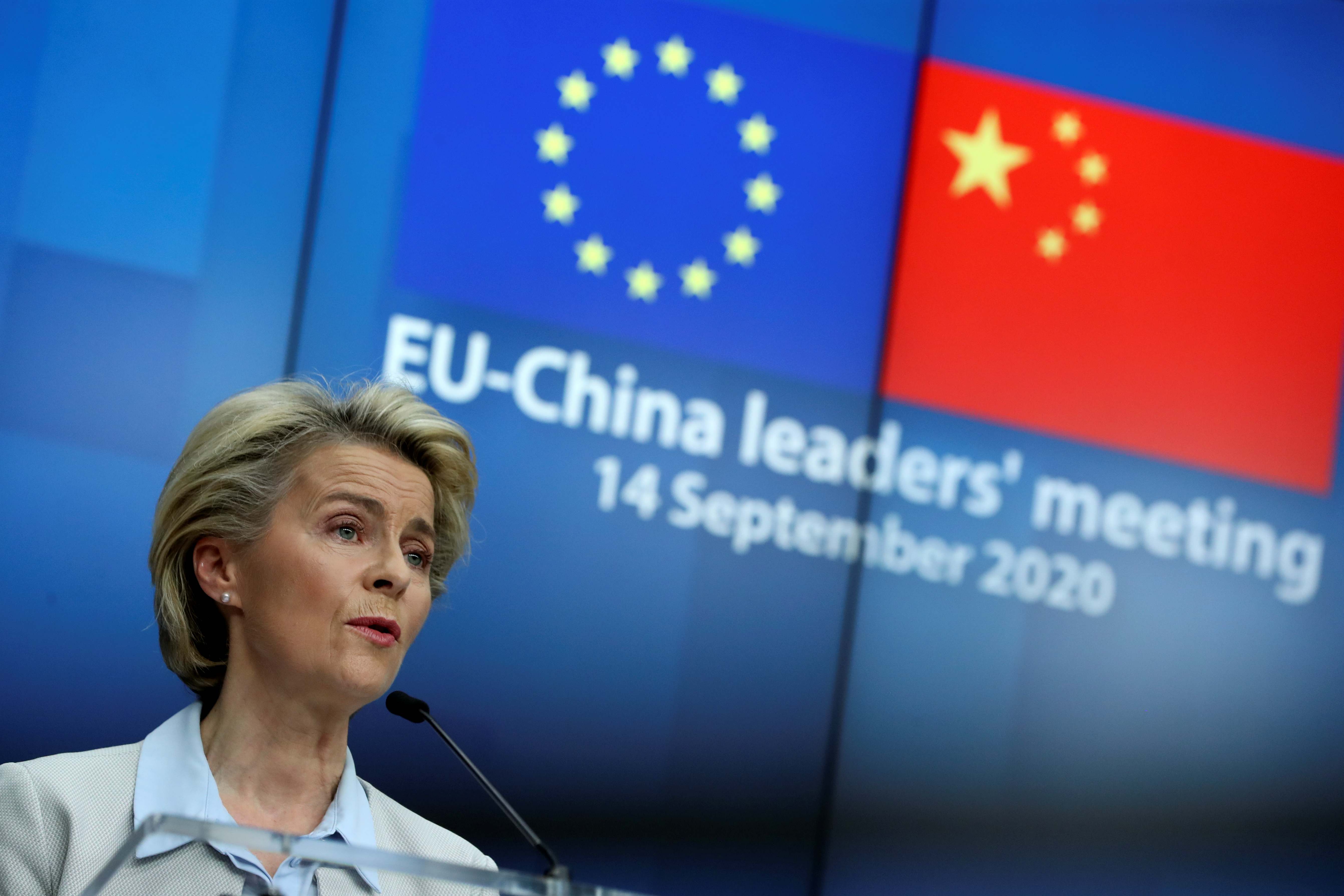 La presidenta de la Comisión Europea, Ursula von der Leyen