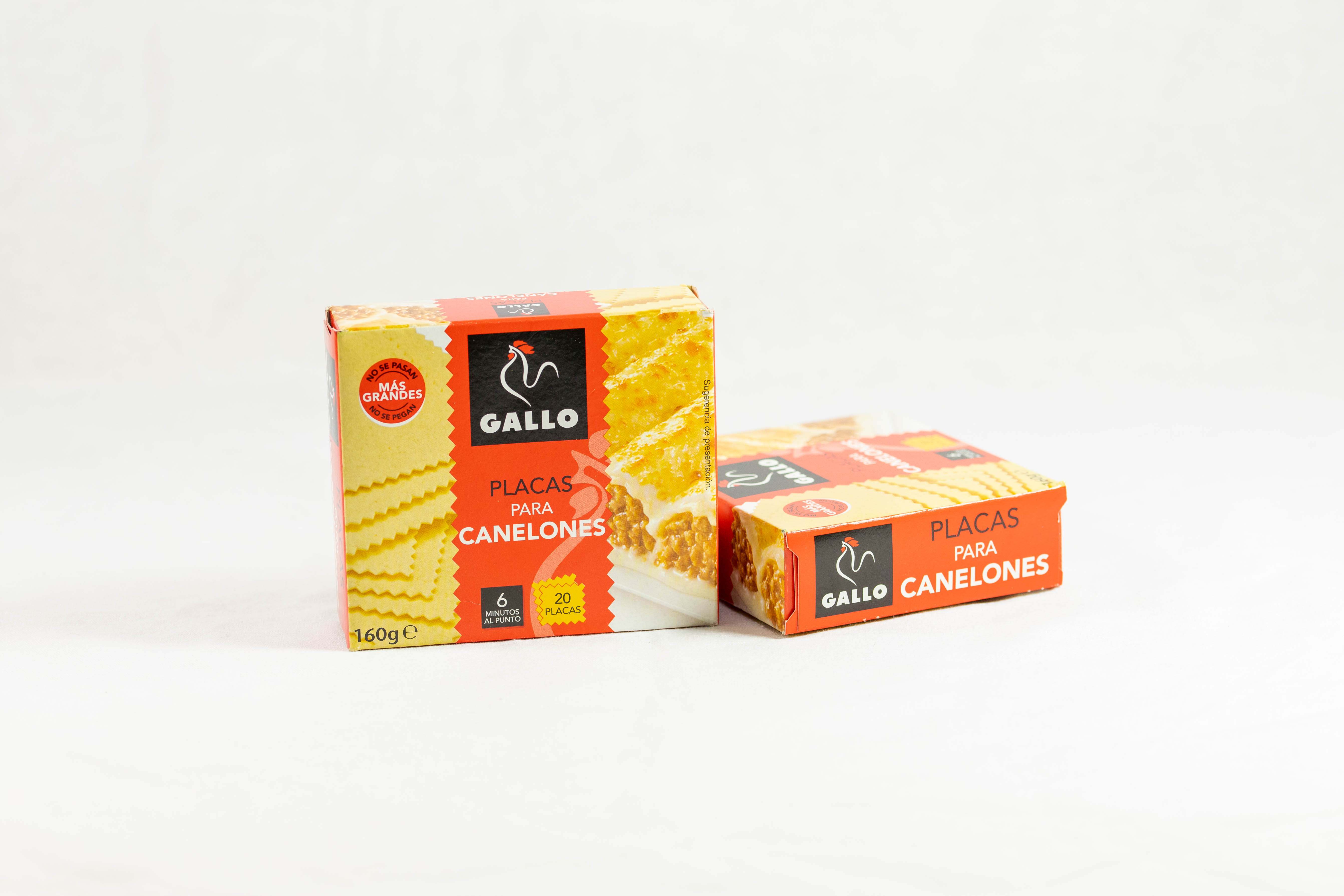 Producto de Pastas Gallo. EE