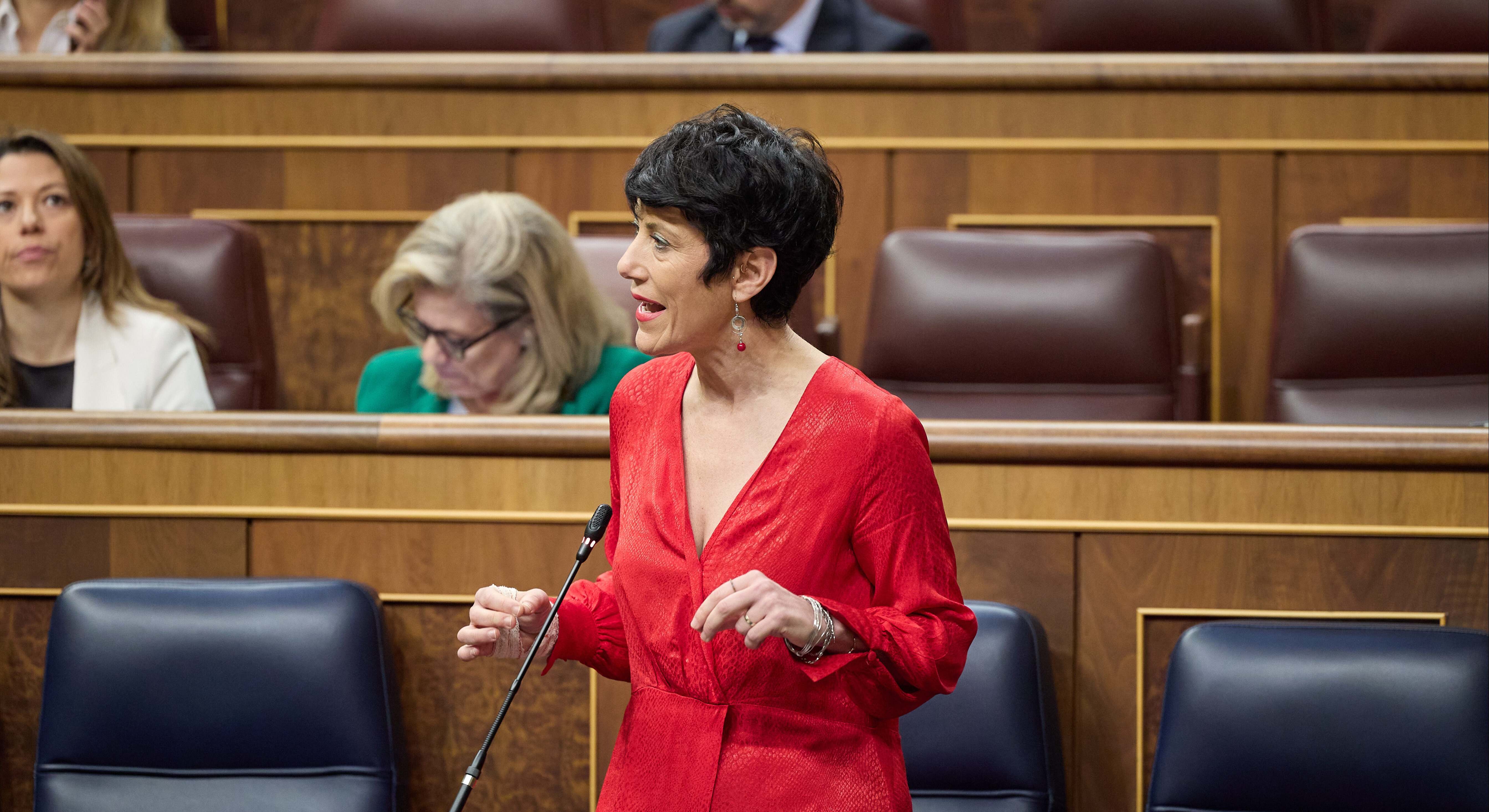 La ministra de Inclusión, Seguridad Social y Migraciones, Elma Saiz. Europa Press