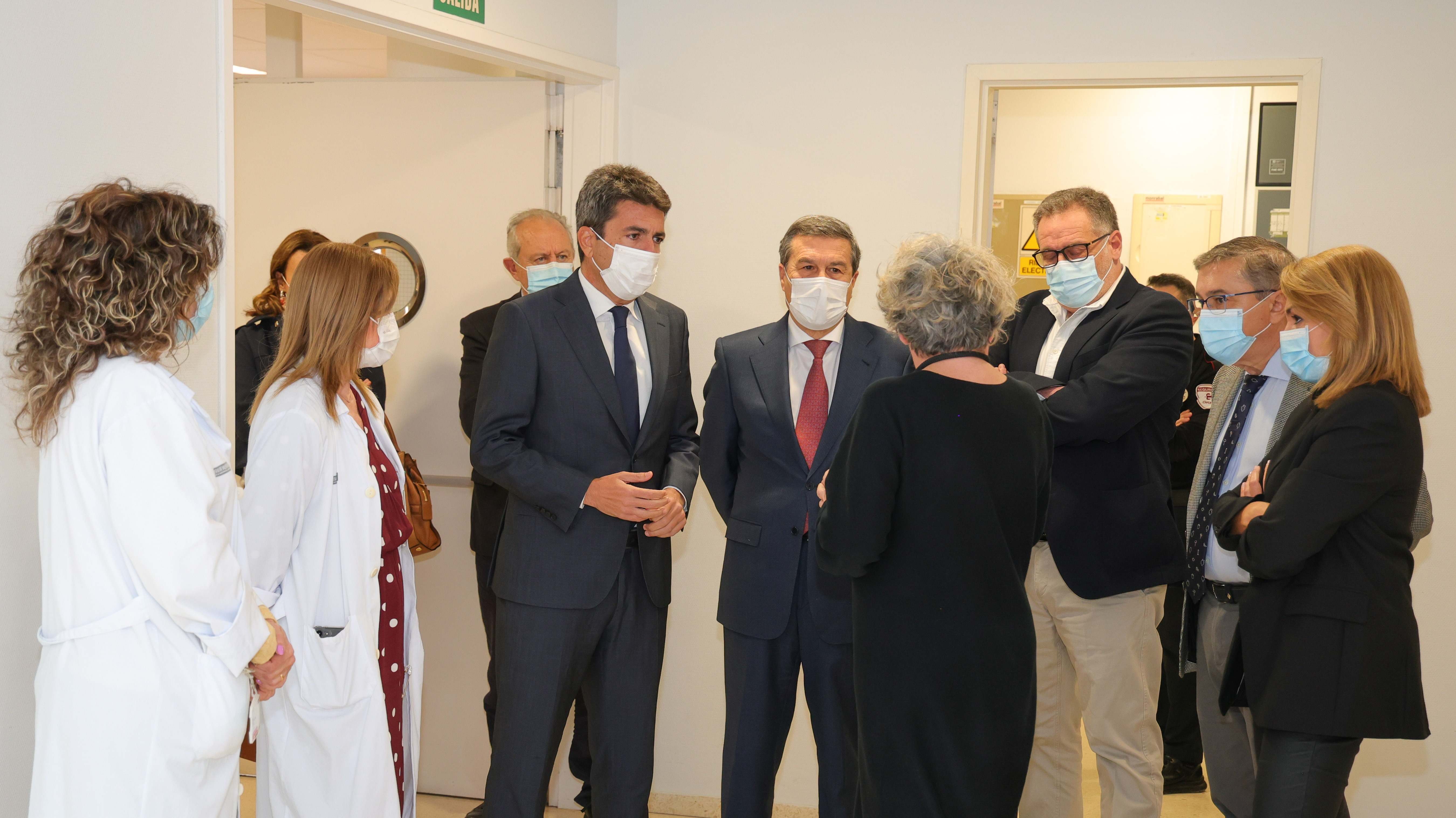 Carlos Mazón en el hospital de salud mental Padre Jofré.
