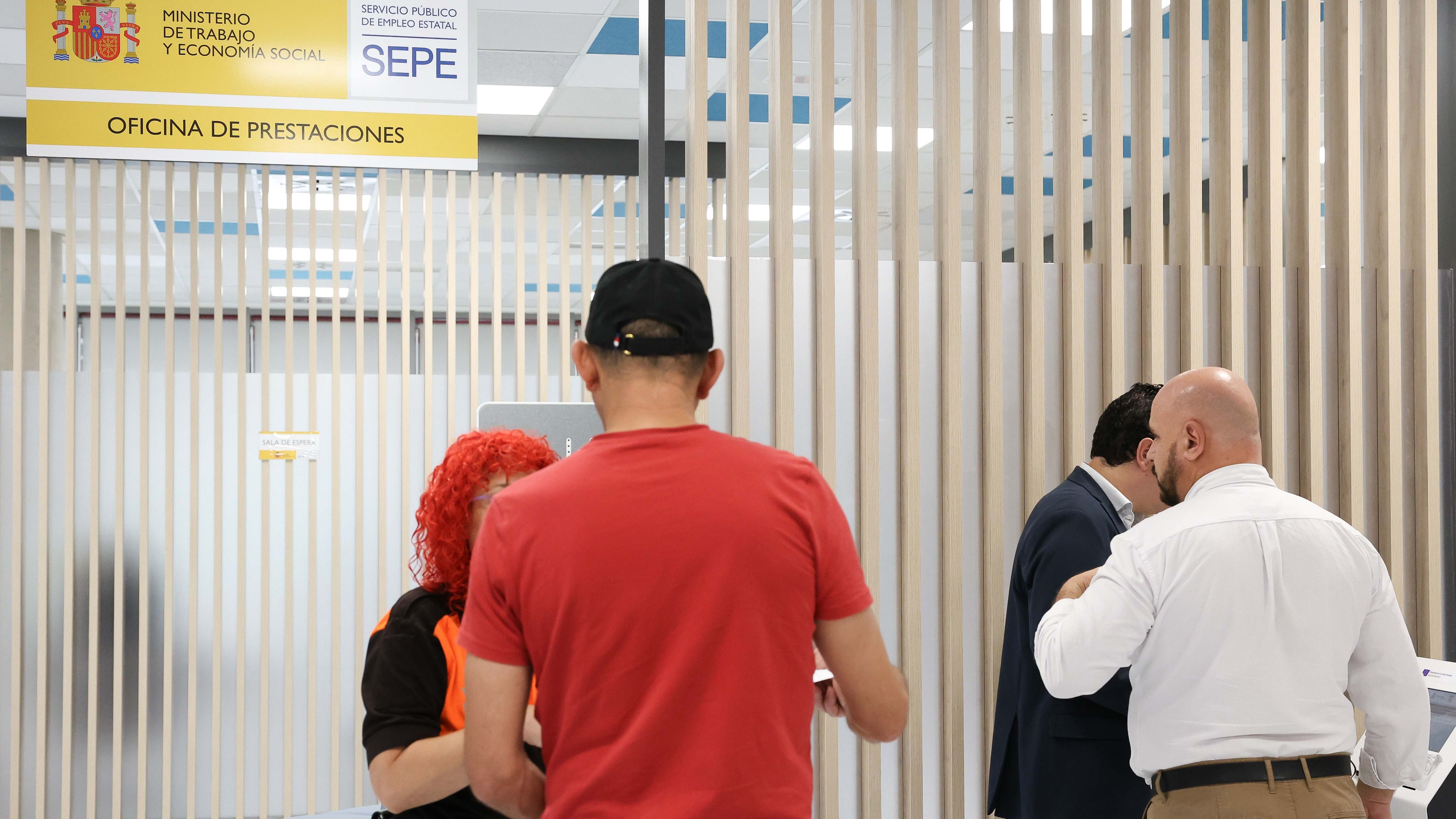 Oficina de desempleo en Madrid