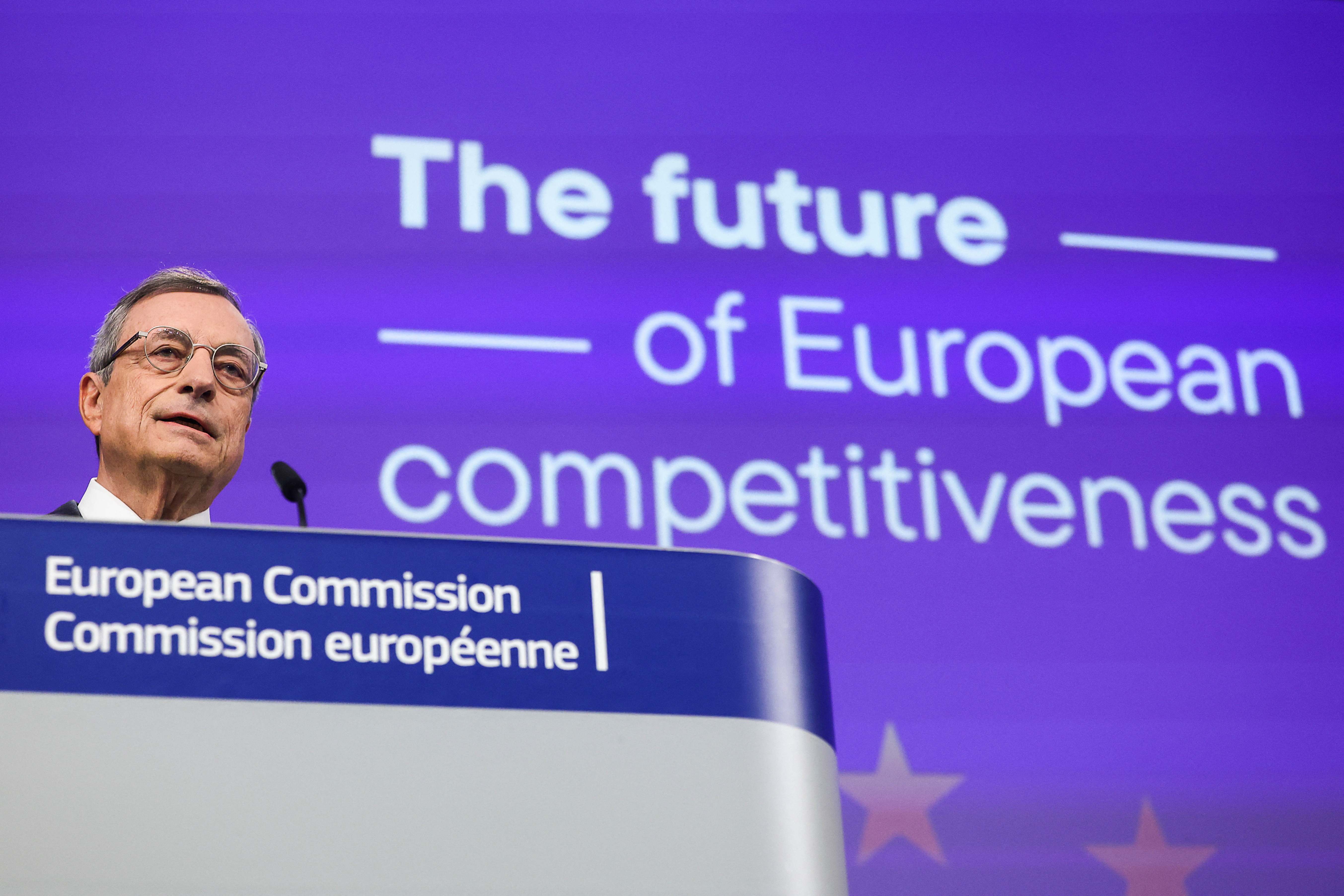 El exprimer ministro italiano, Mario Draghi.