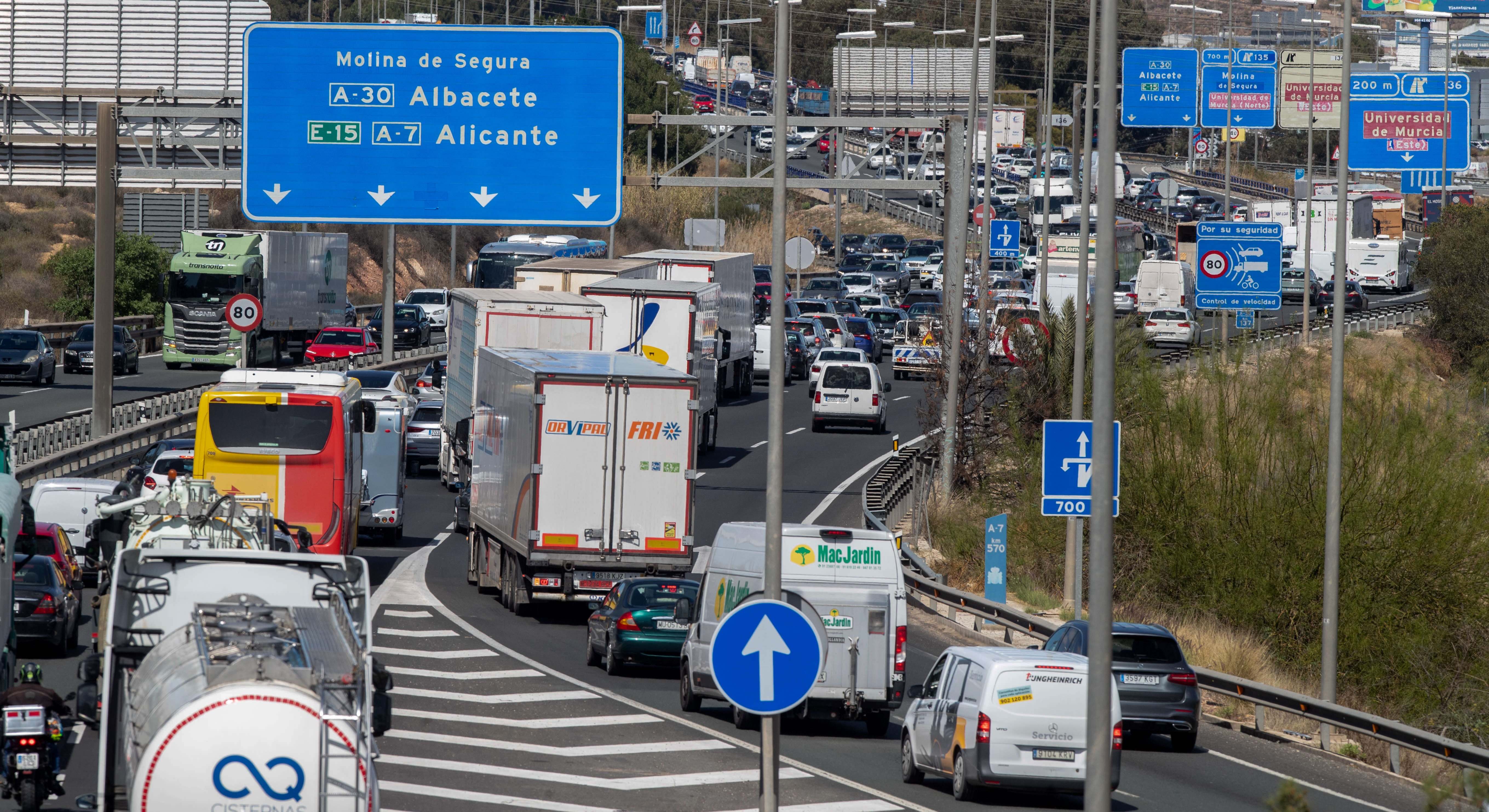 Atasco carretera