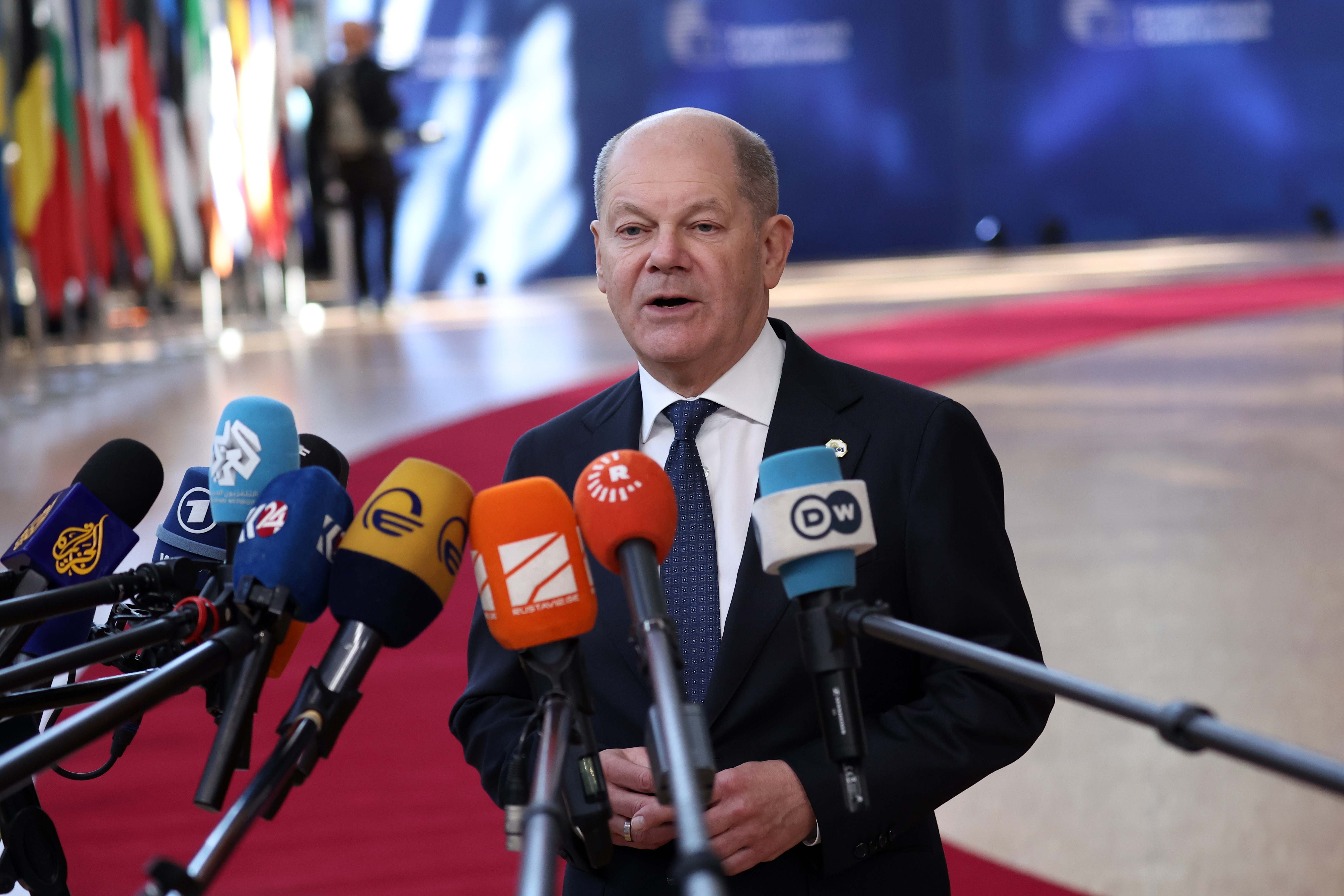 El canciller alemán saliente, Olaf Scholz