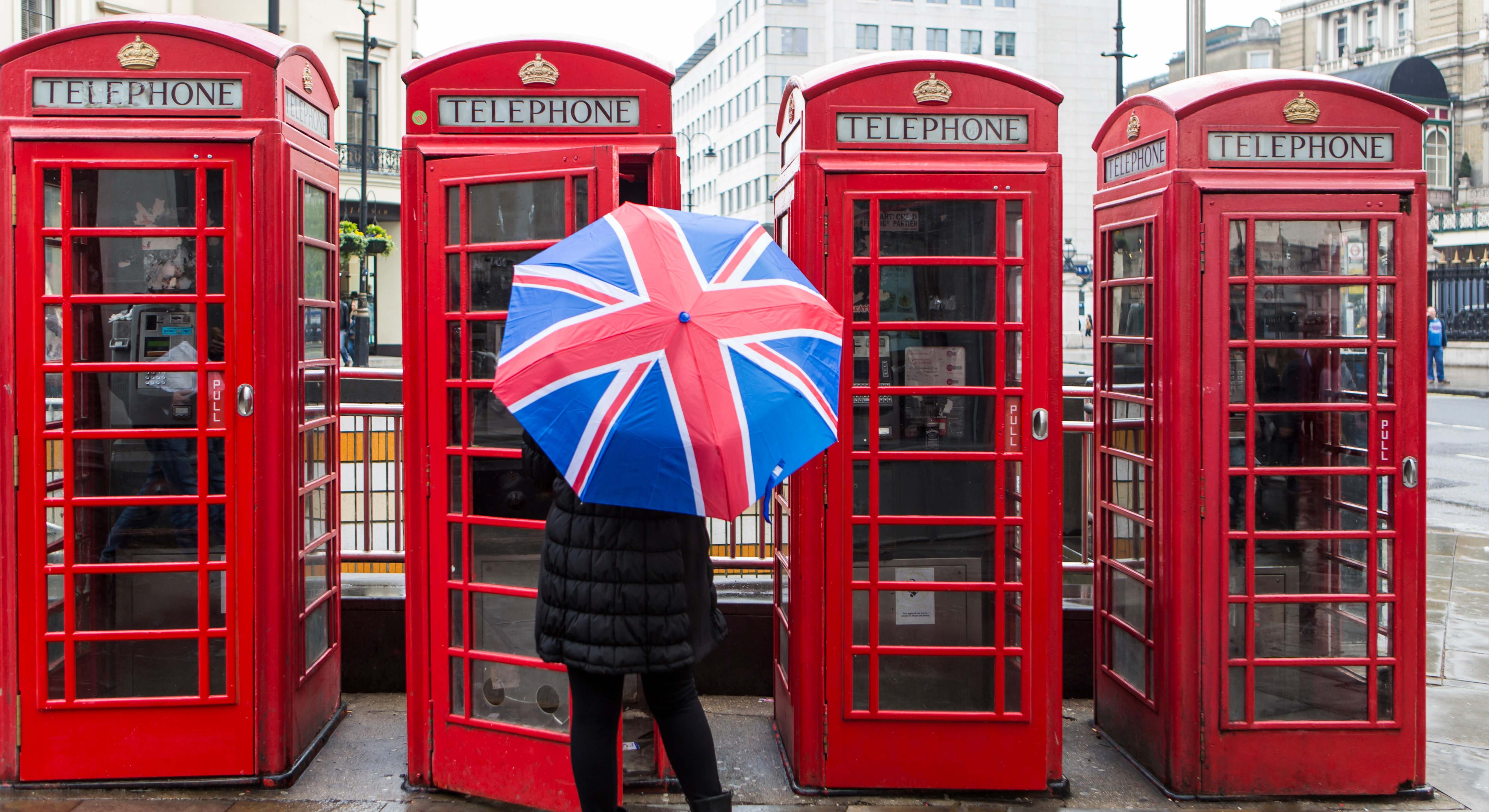 Cabinas de teléfono en Londres