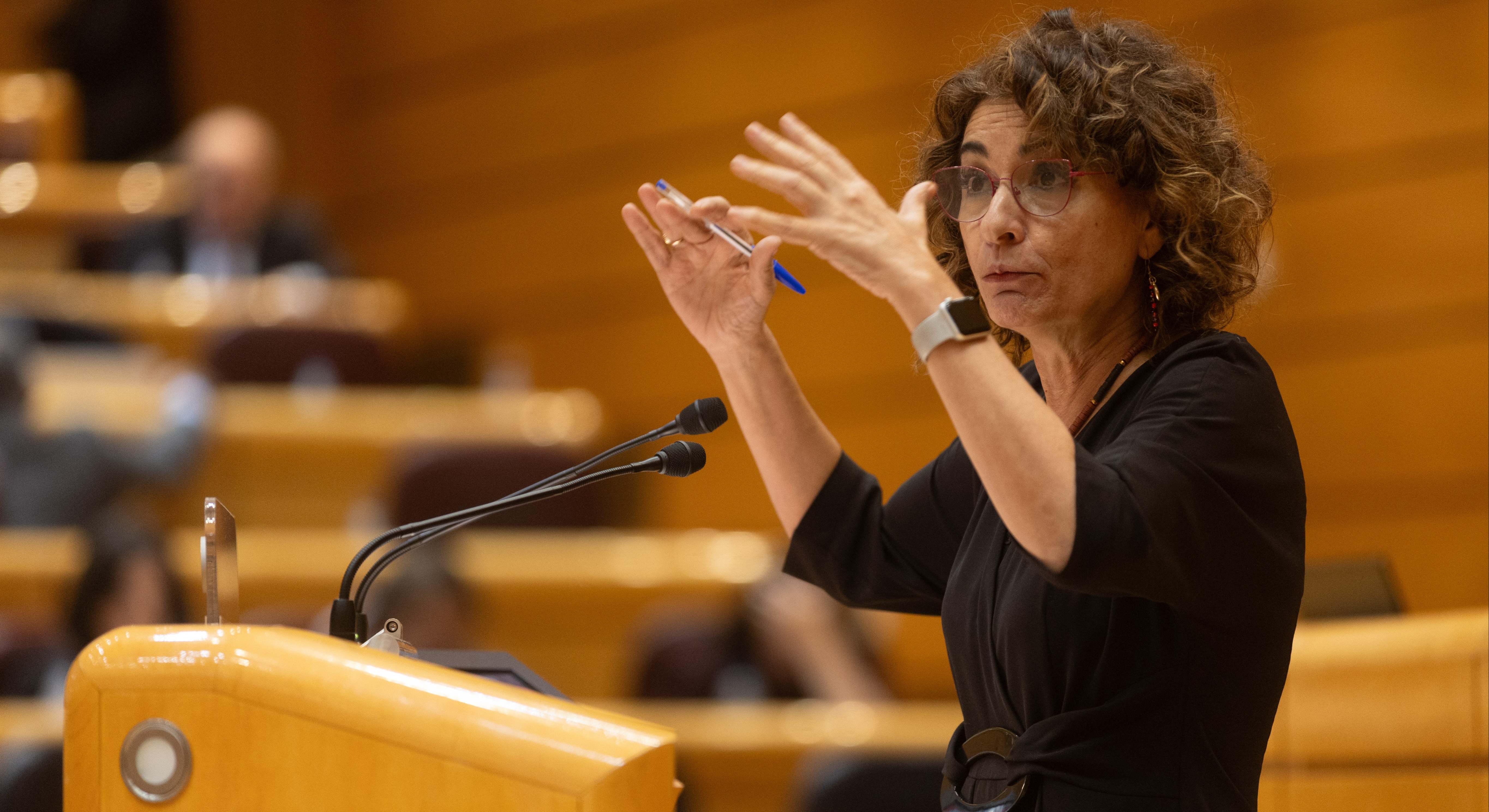 La vicepresidenta primera y ministra de Hacienda, María Jesús Montero