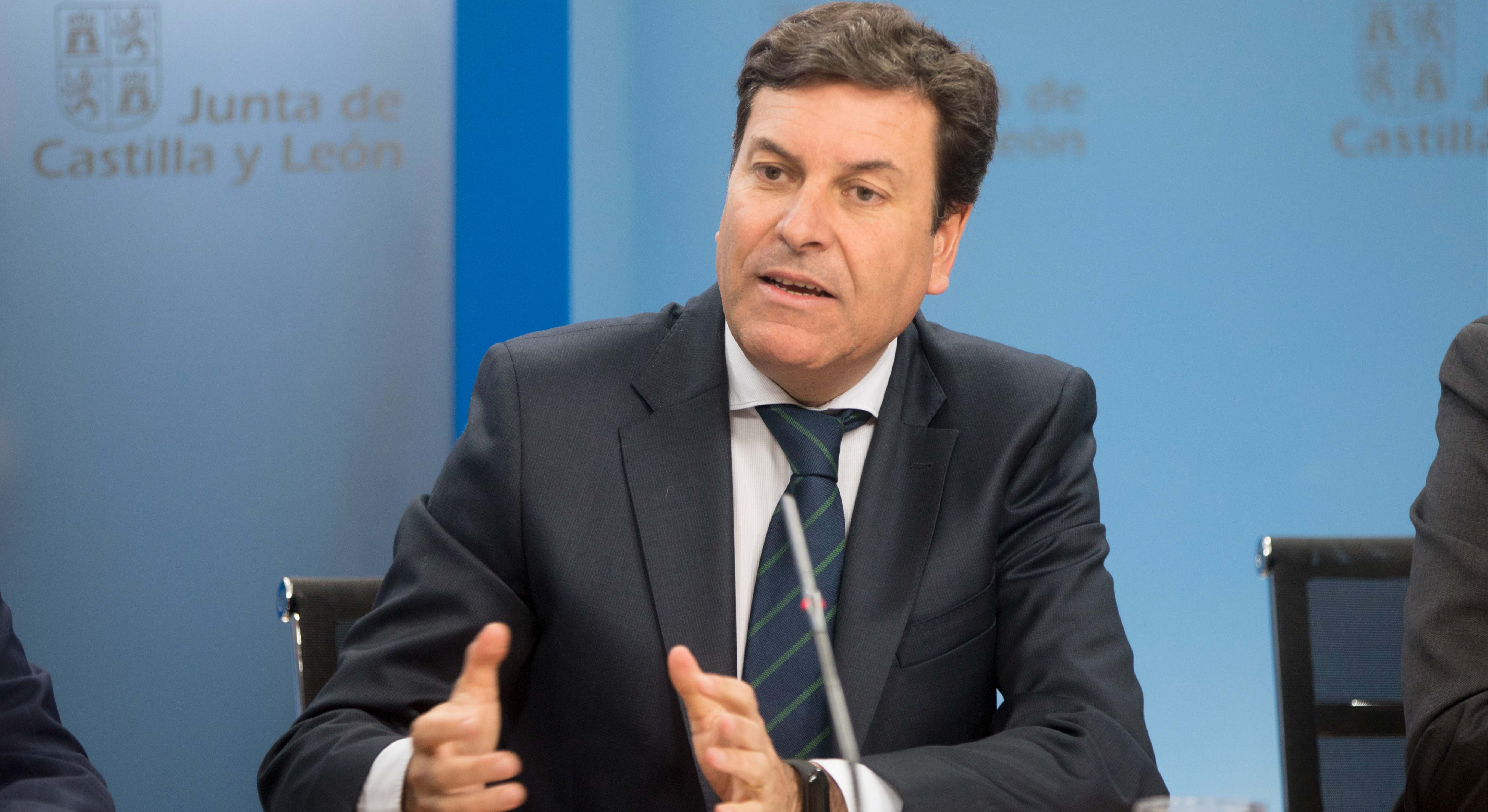 Carlos Fernández Carriedo, portavoz y consejero de Economía de Castilla y León
