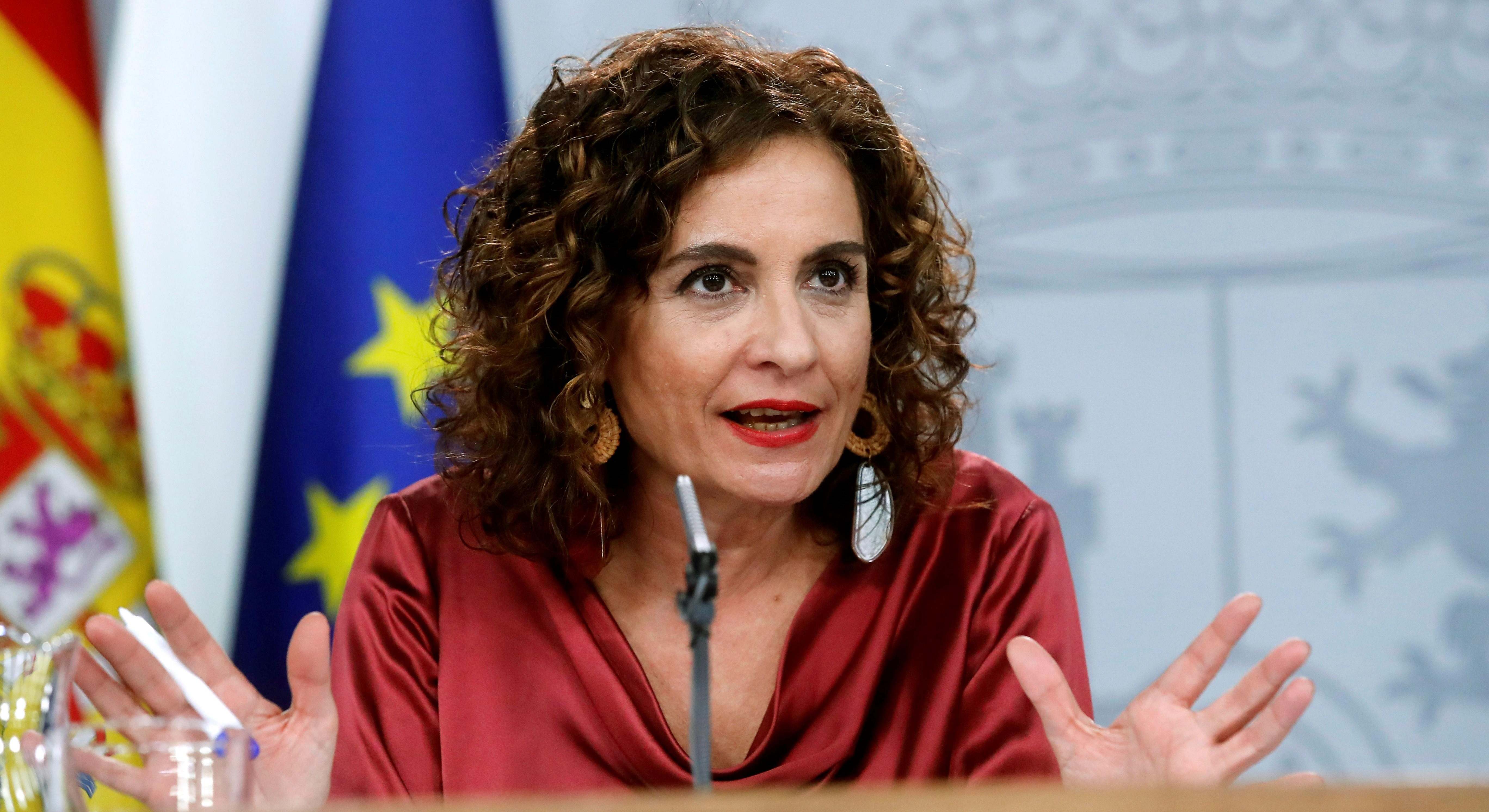 La vicepresidenta primera y ministra de Hacienda, María Jesús Montero