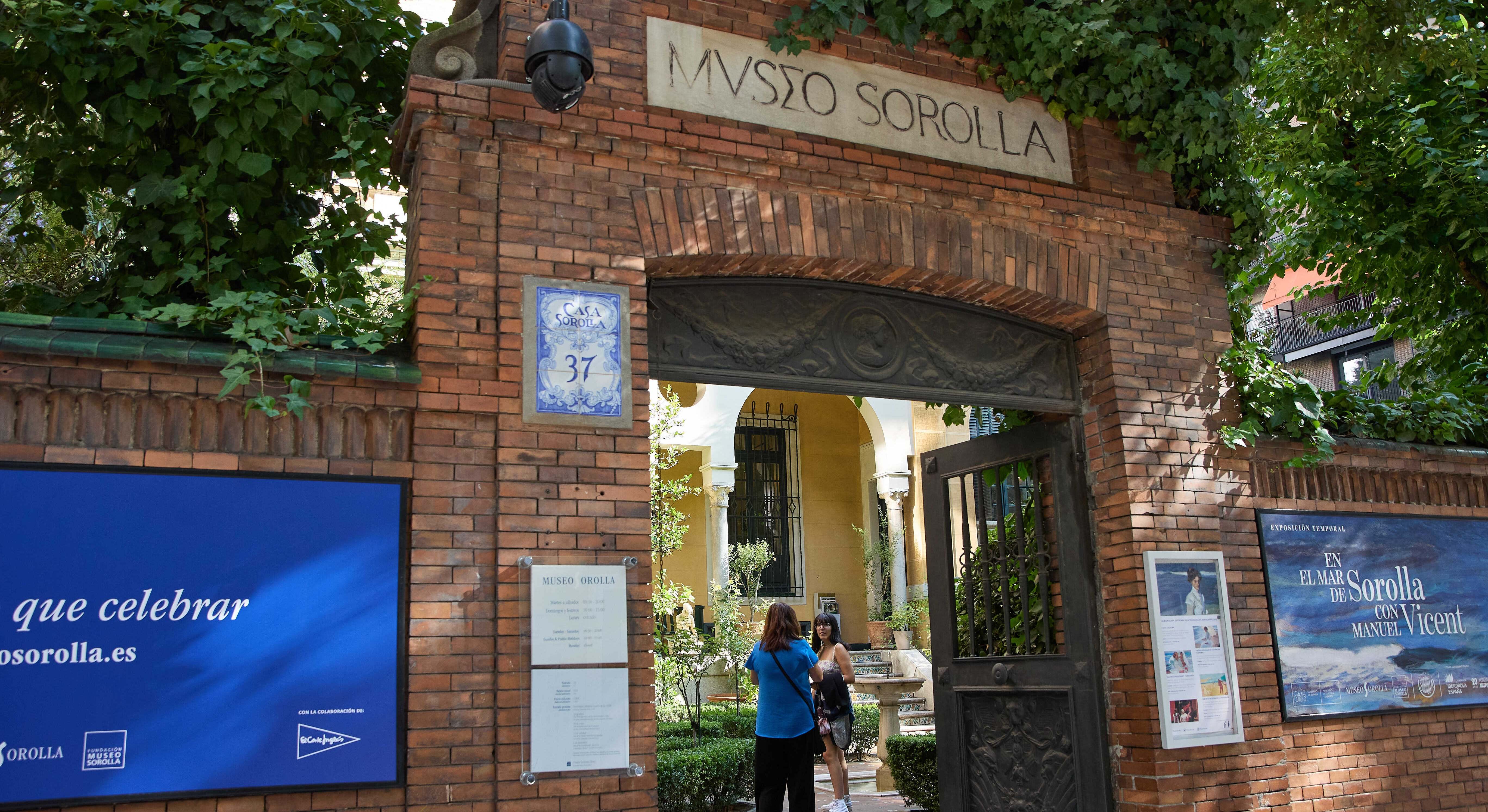 Imagen de recurso de la entrada del Museo Sorolla.