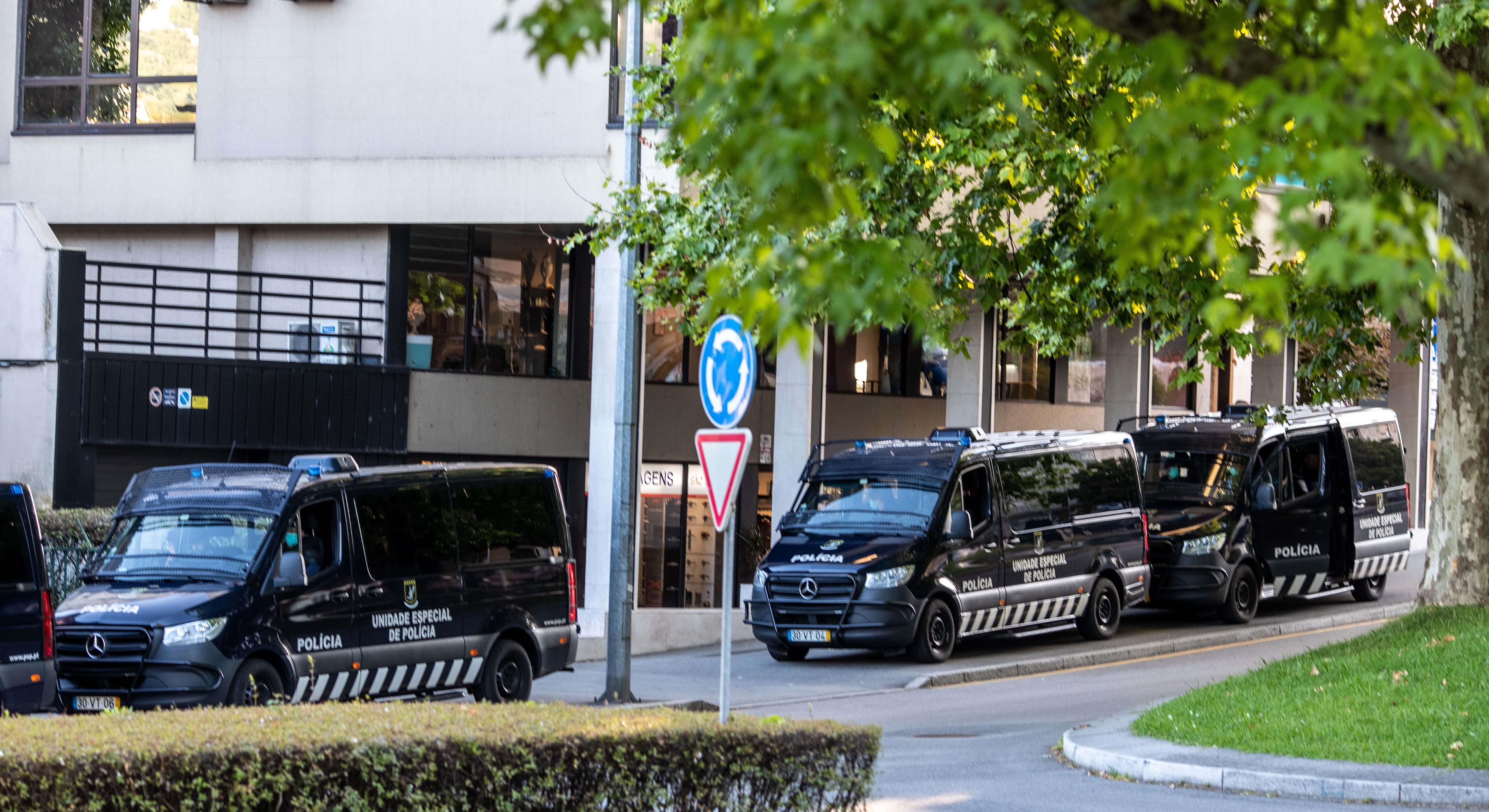 Policia de Portugal.