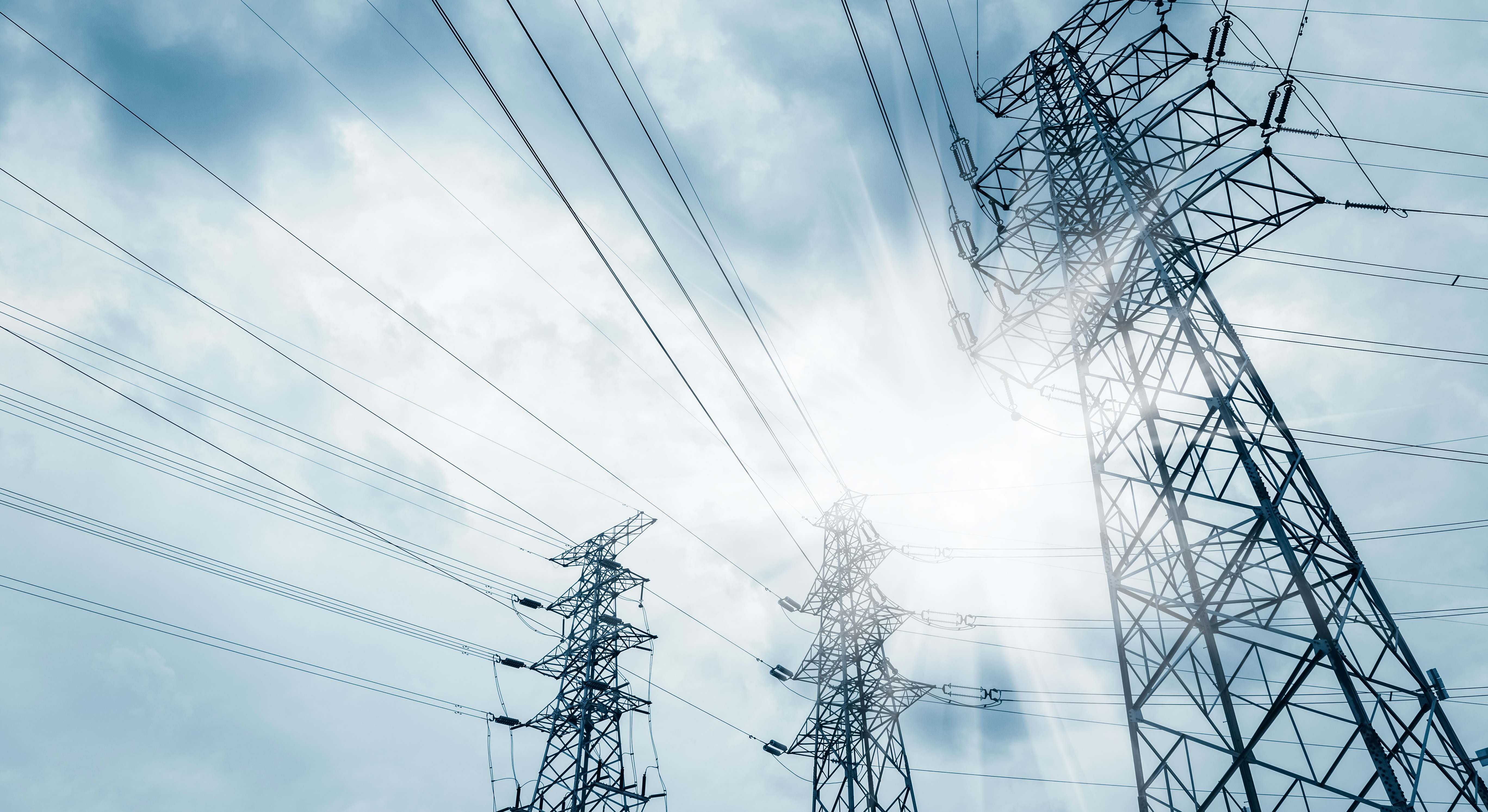 Un tendido eléctrico