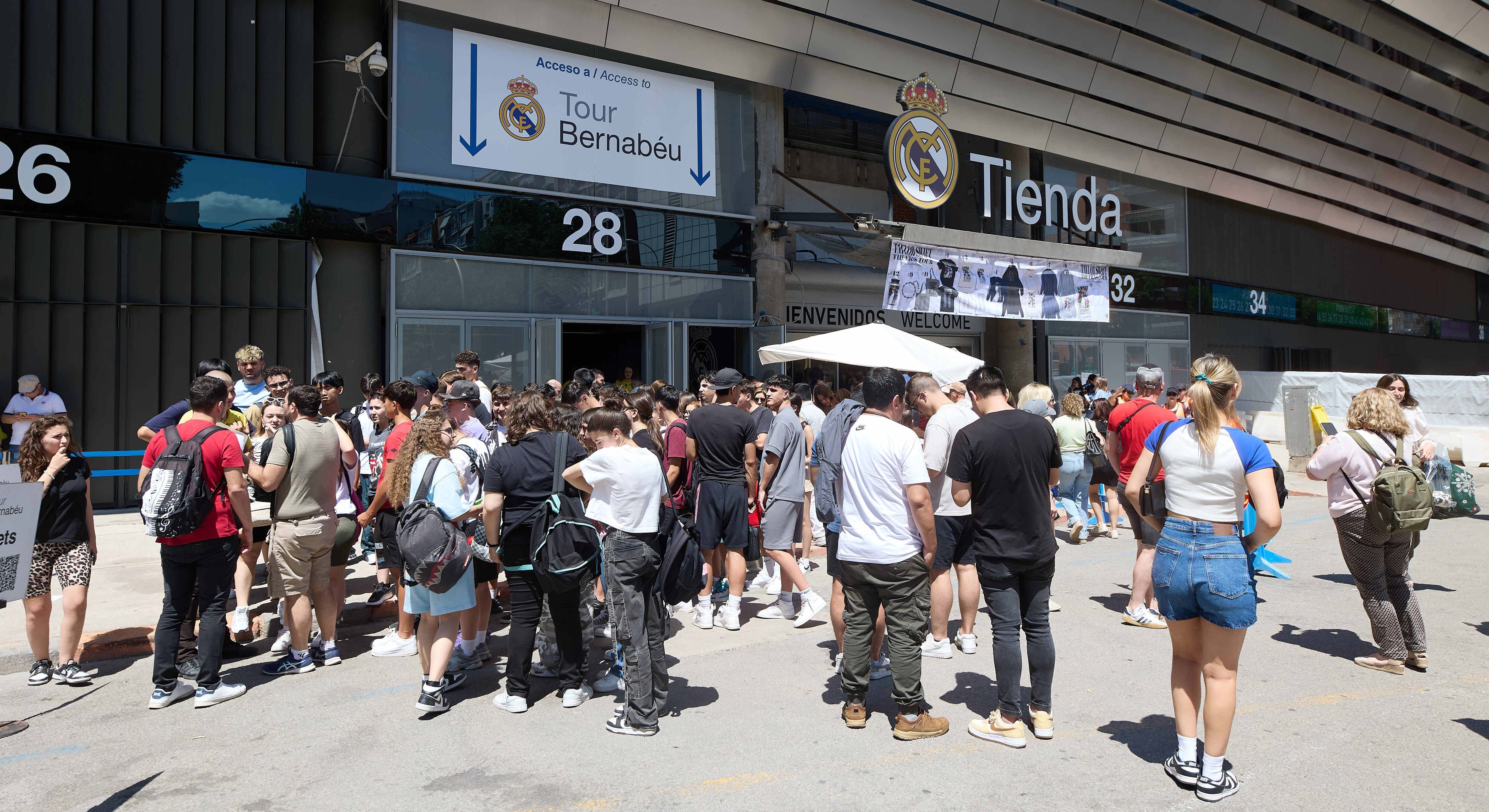 Foto de los exteriores del Santiago Bernabéu.