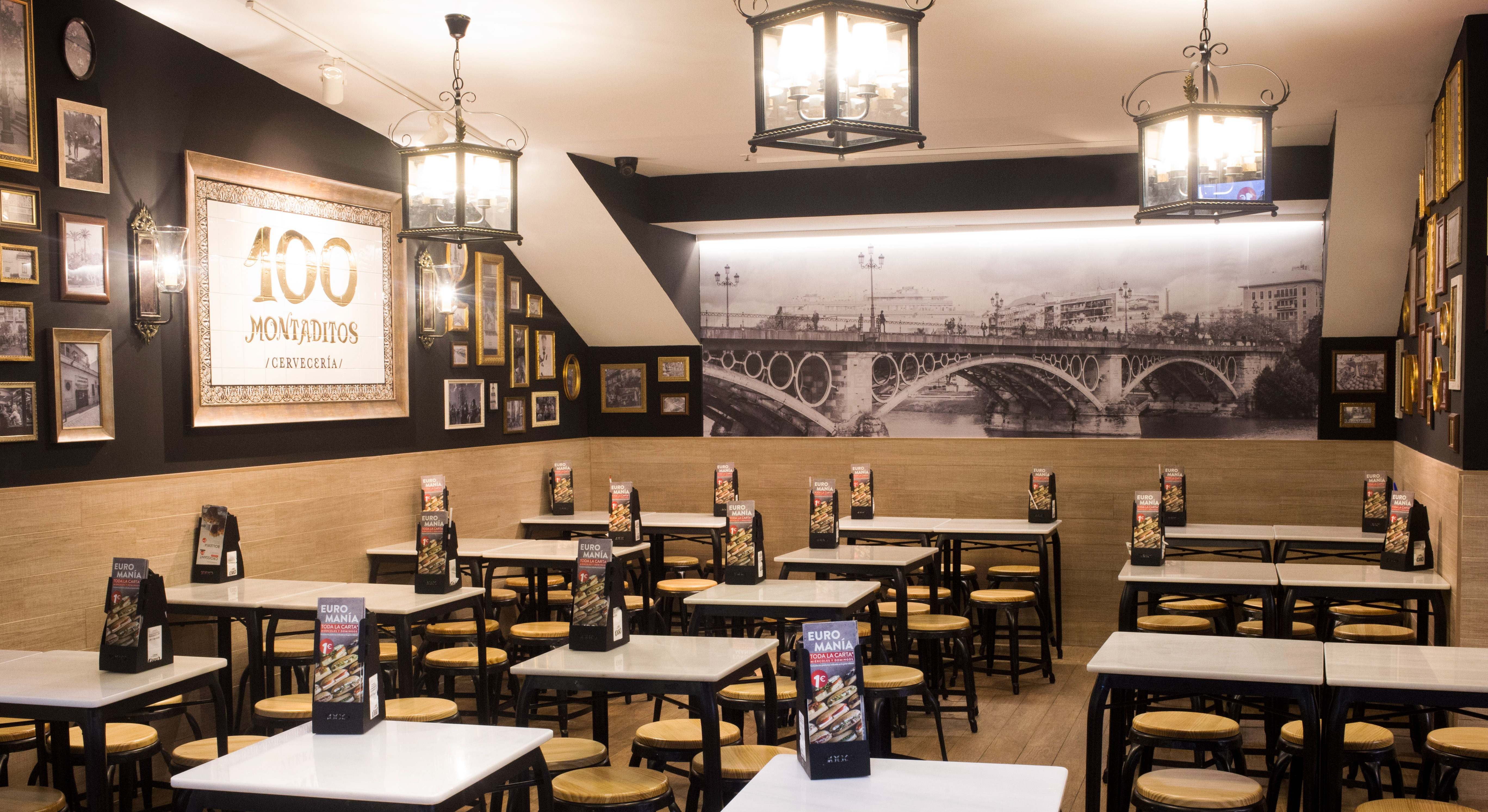 Local de 100 Montaditos.