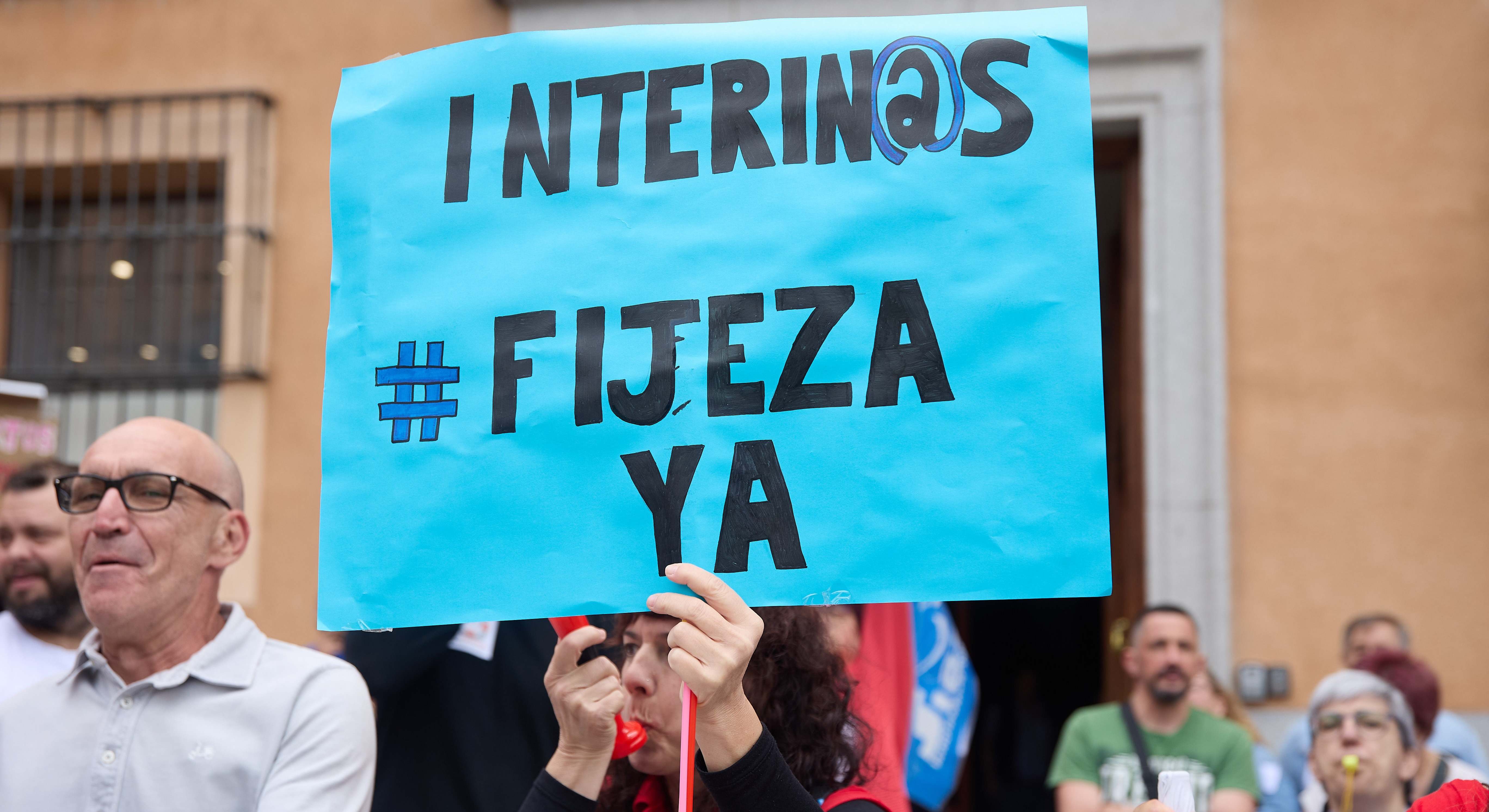 Protesta de funcionacios interinos