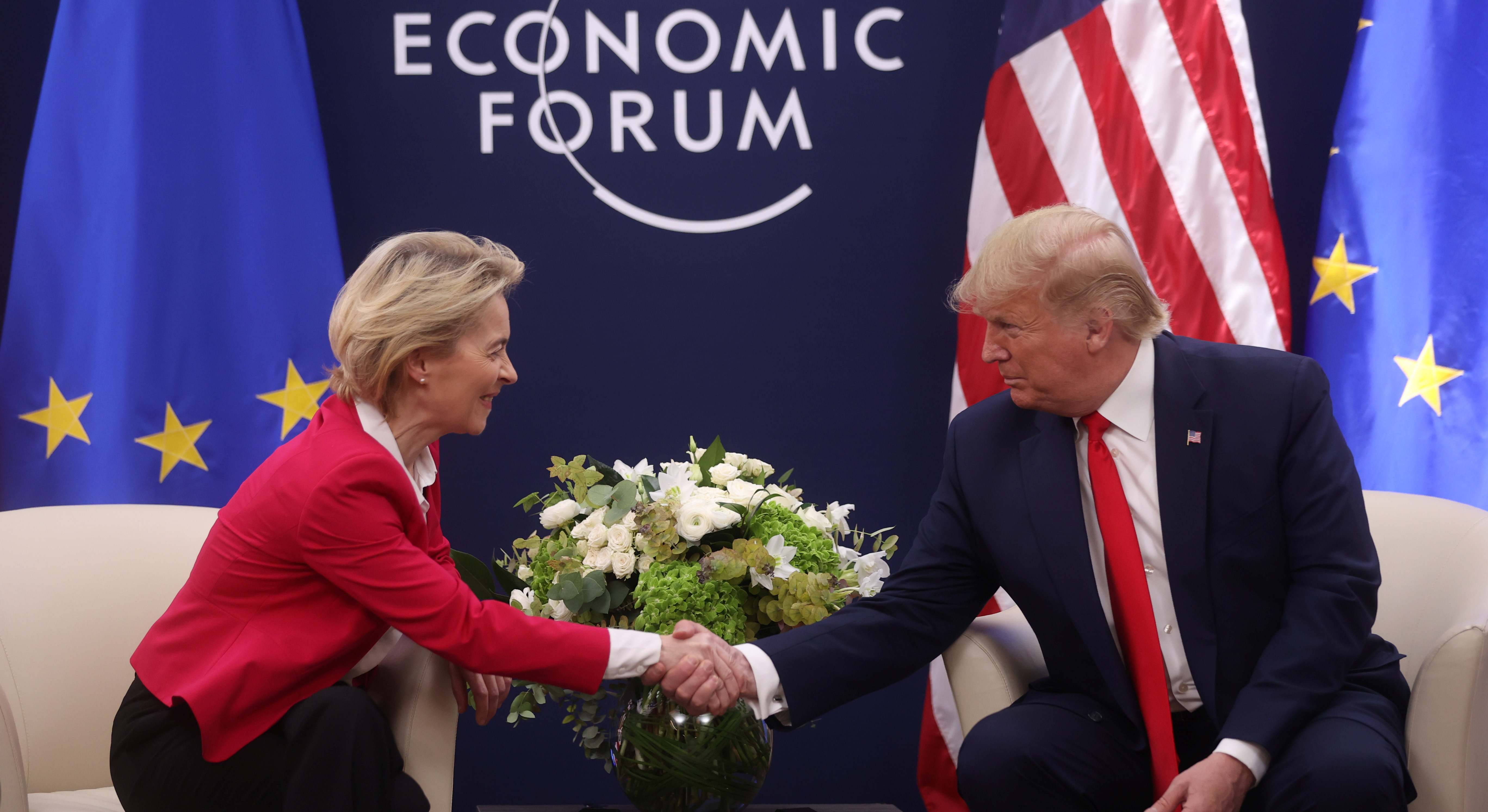 Ursula von der Leyen y Donald Trump. / Foto: Reuters.