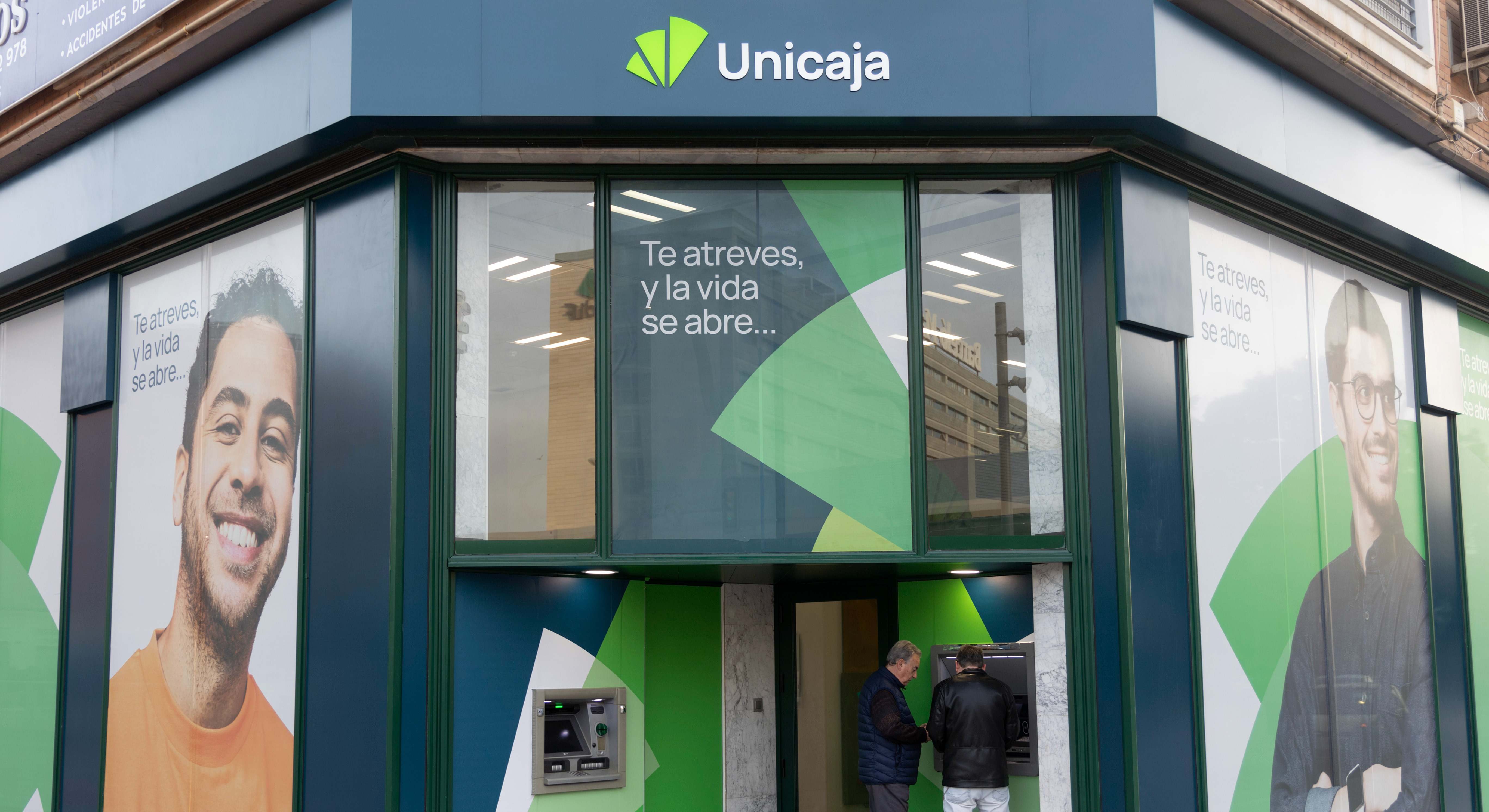 Una sucursal de Unicaja.