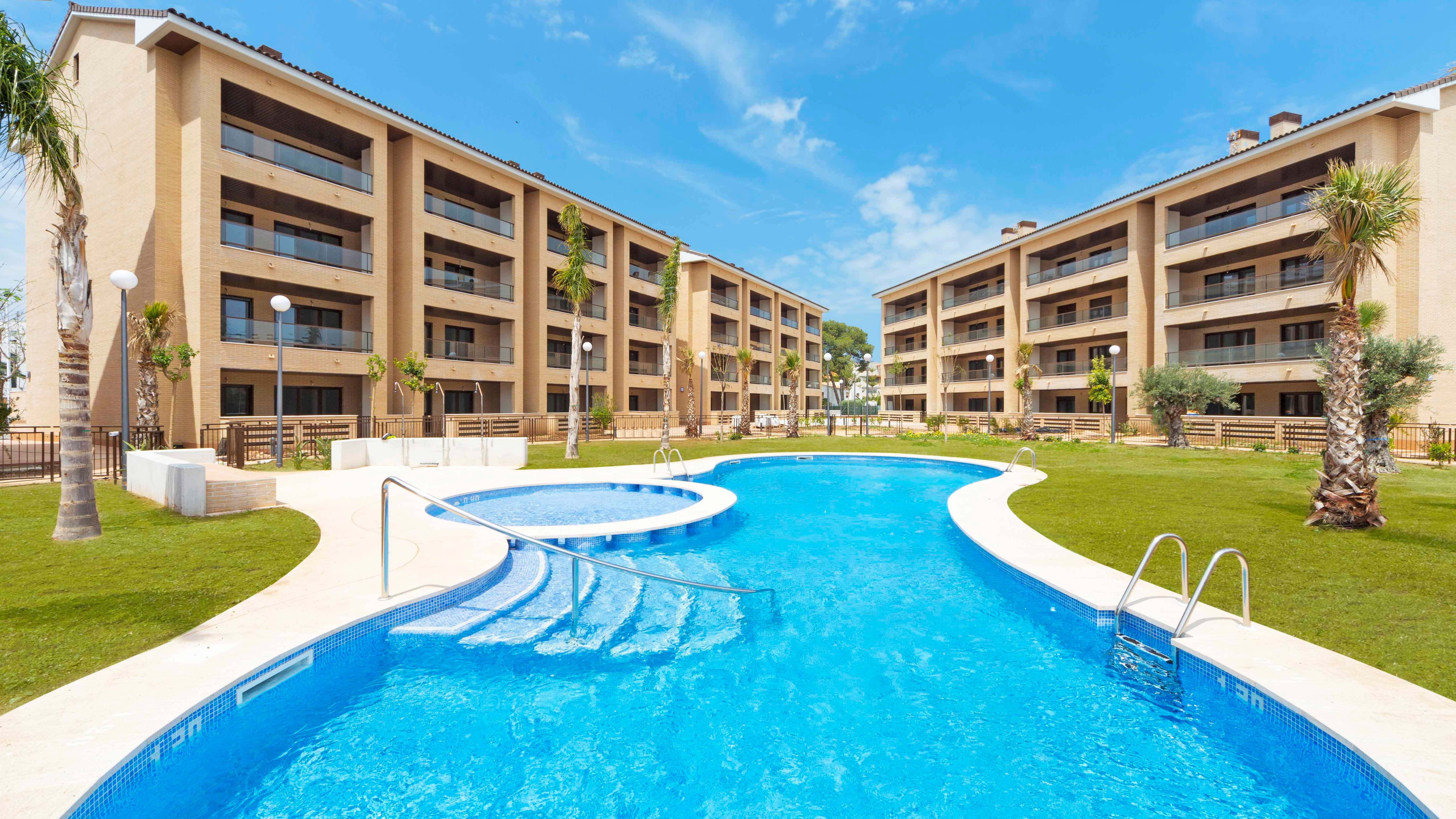 Vista de la promoción Brisas del Arenal de Aedas Homes en Jávea (Alicante)