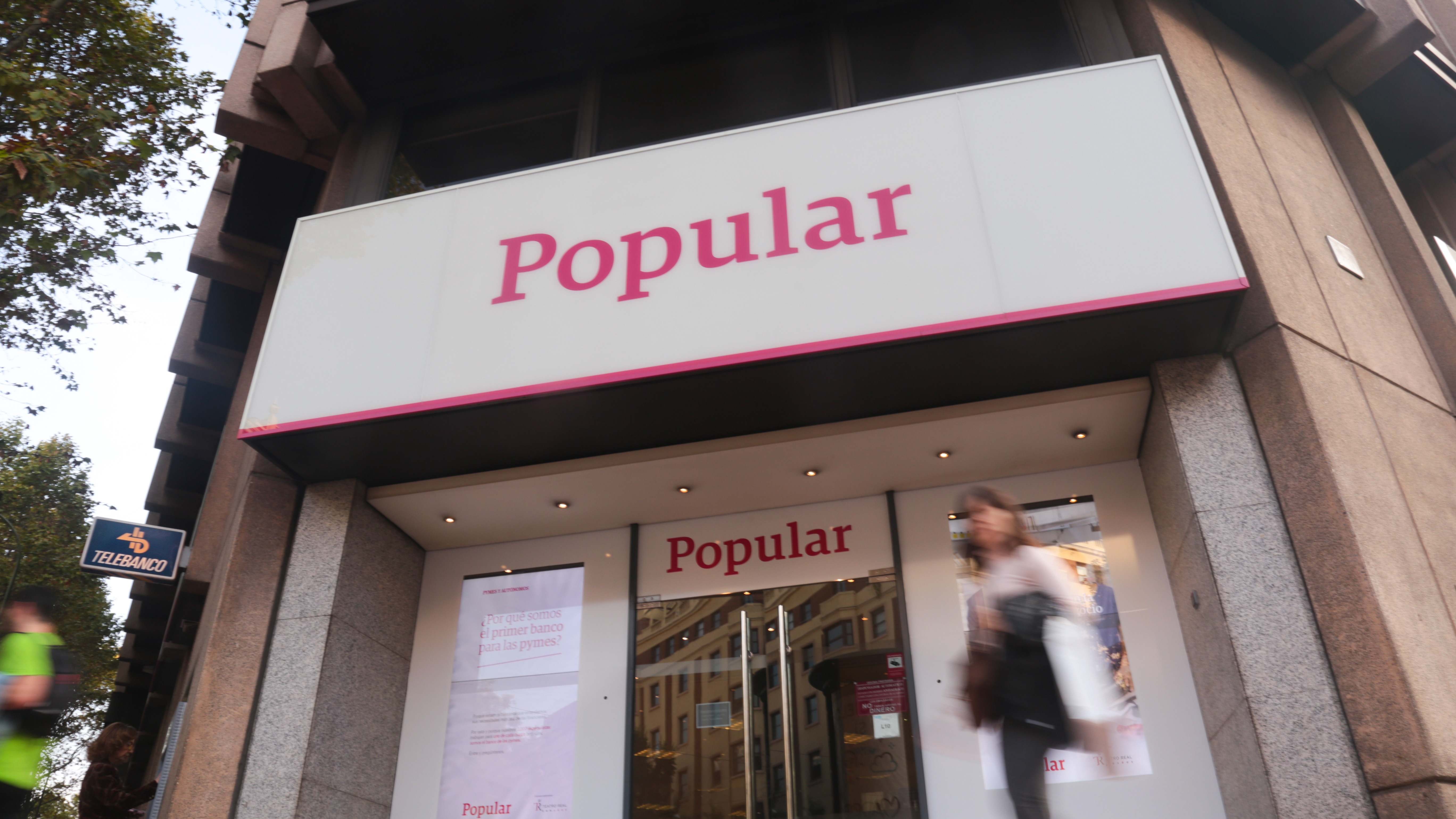 Imagen de una sucursal del Banco Popular