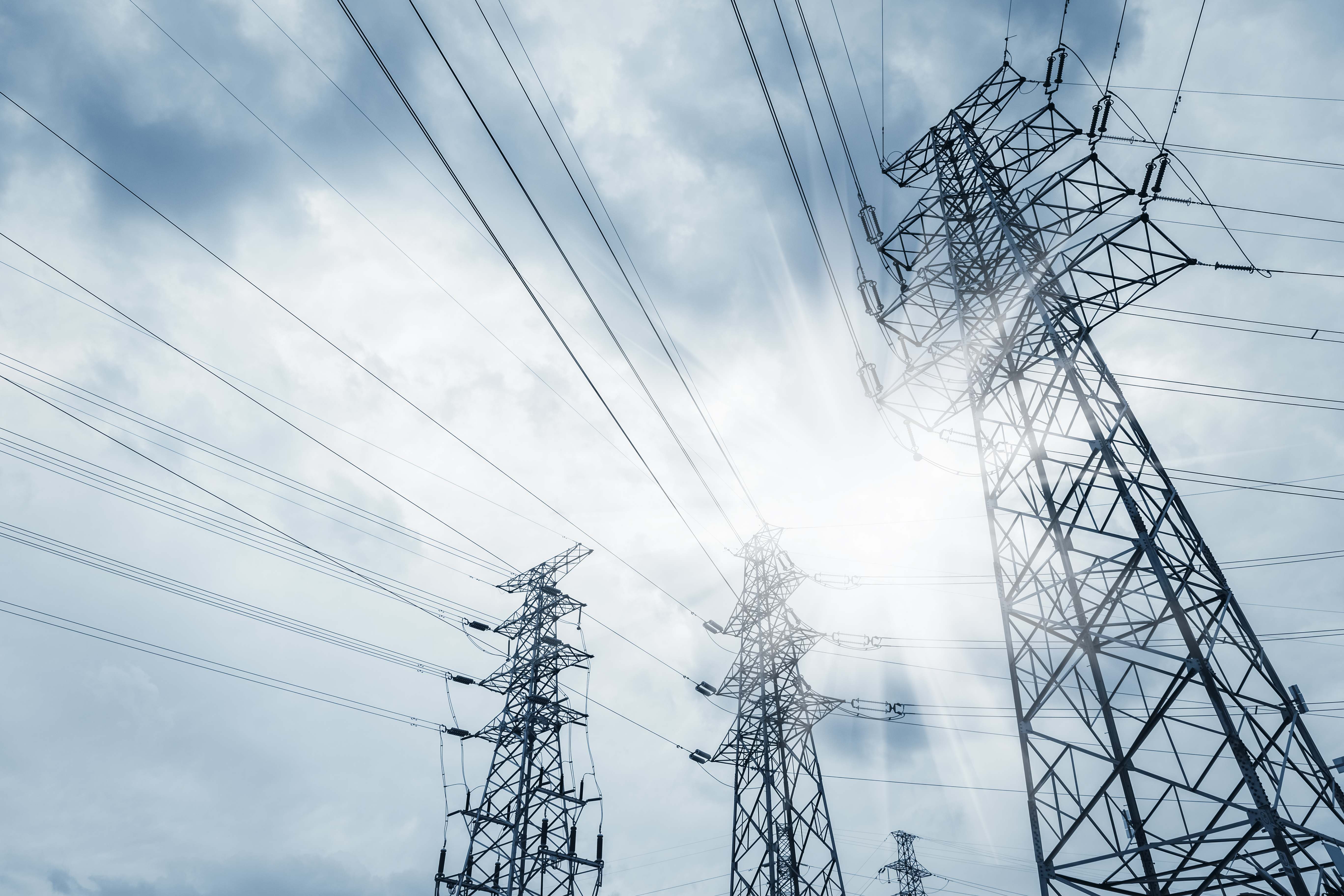 Un tendido eléctrico