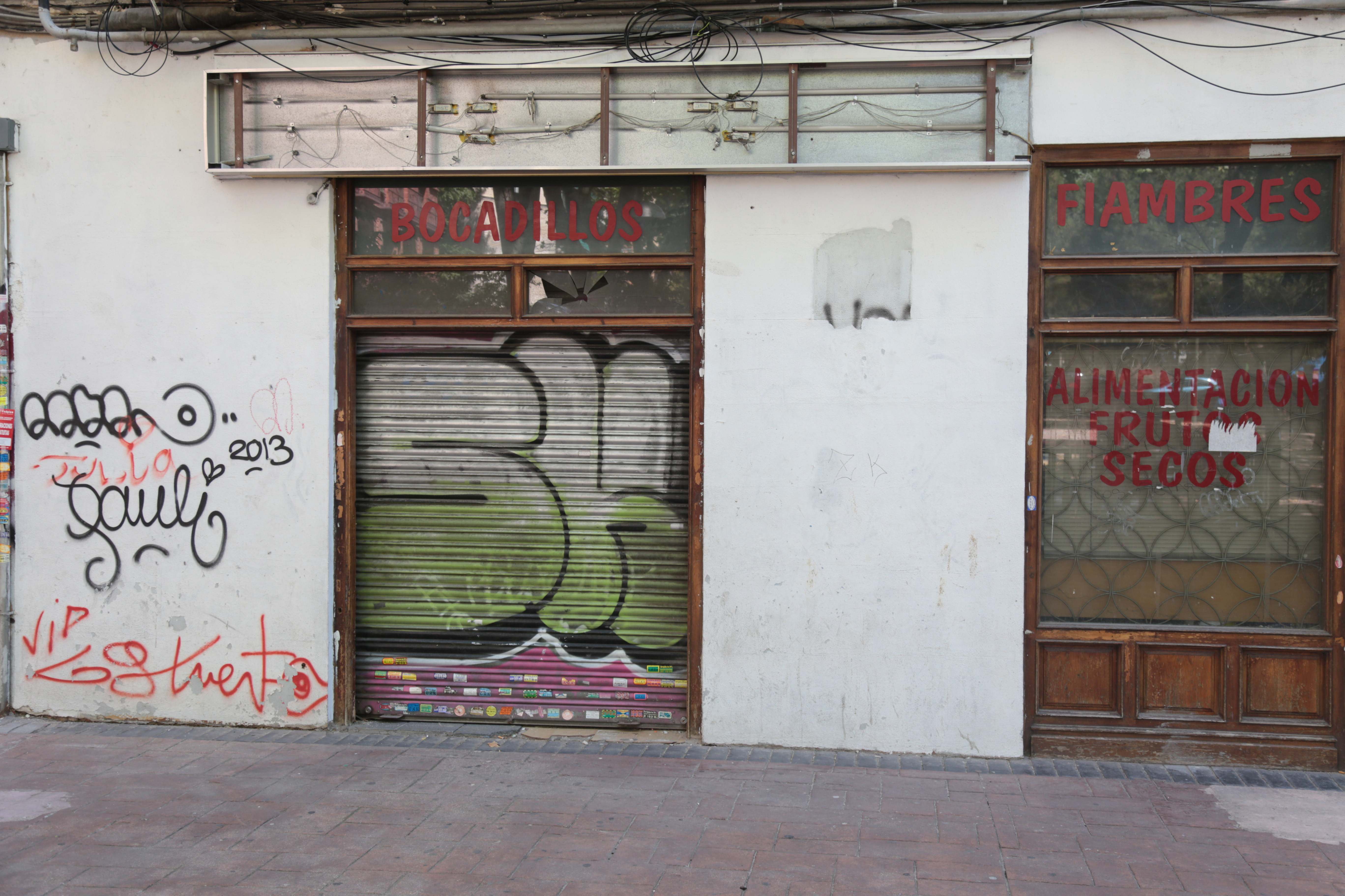 Imagen de archivo, un negocio cerrado. Elisa Senra.