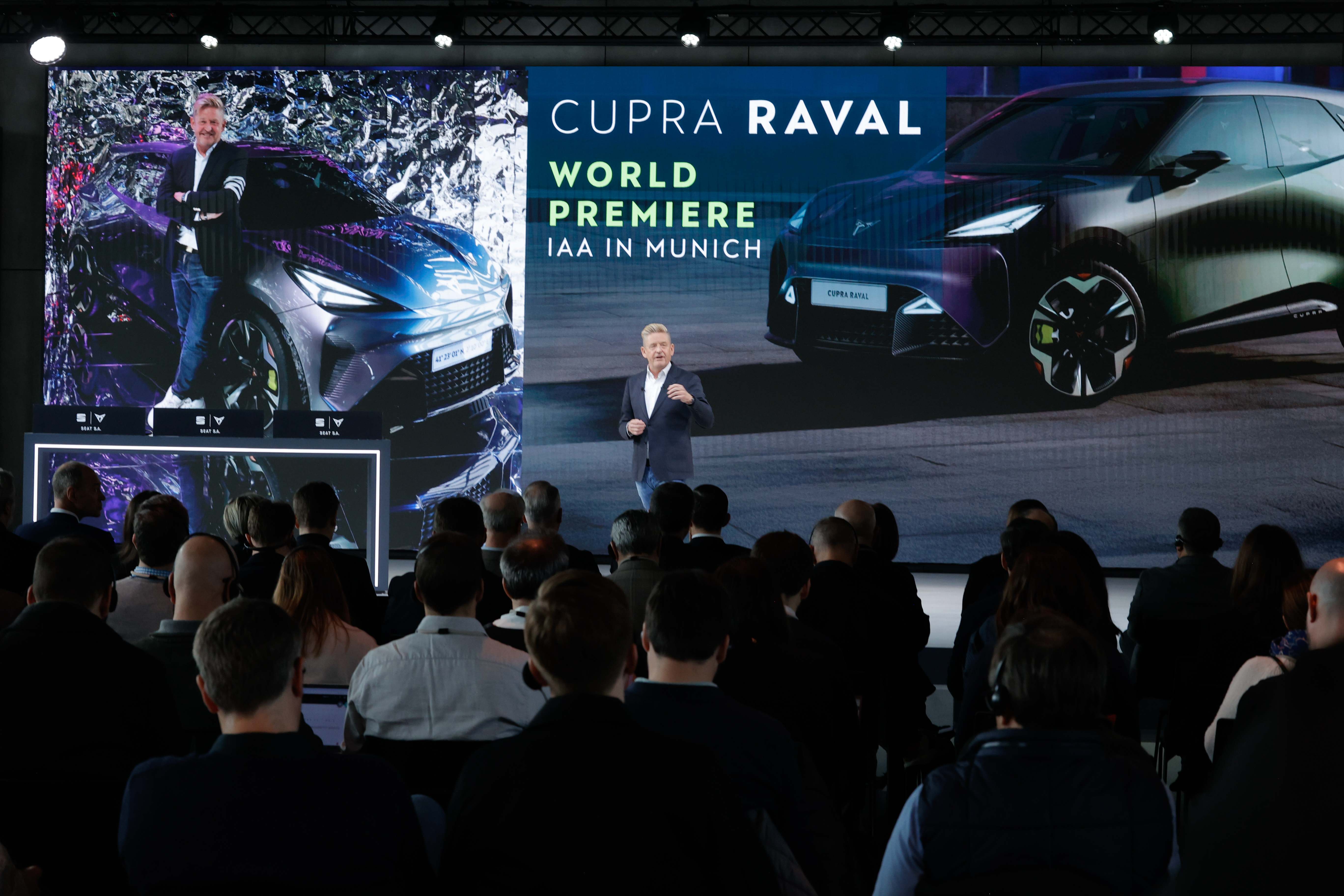 El CEO de Seat y Cupra, Wayne Griffiths, durante la presentación de resultados. Kike Rincón