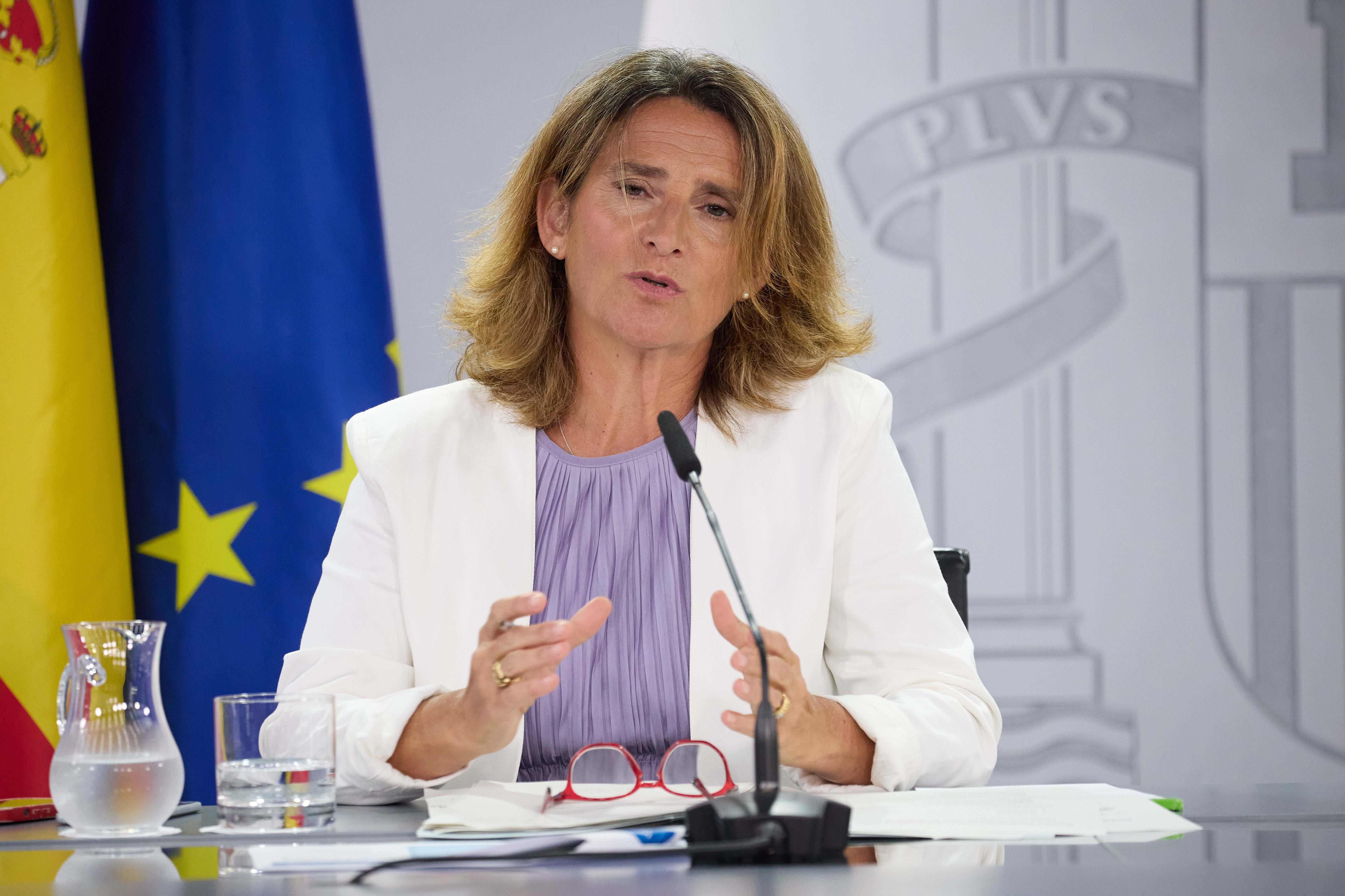 La vicepresidenta tercera, Teresa Ribera. Foto: Europa Press