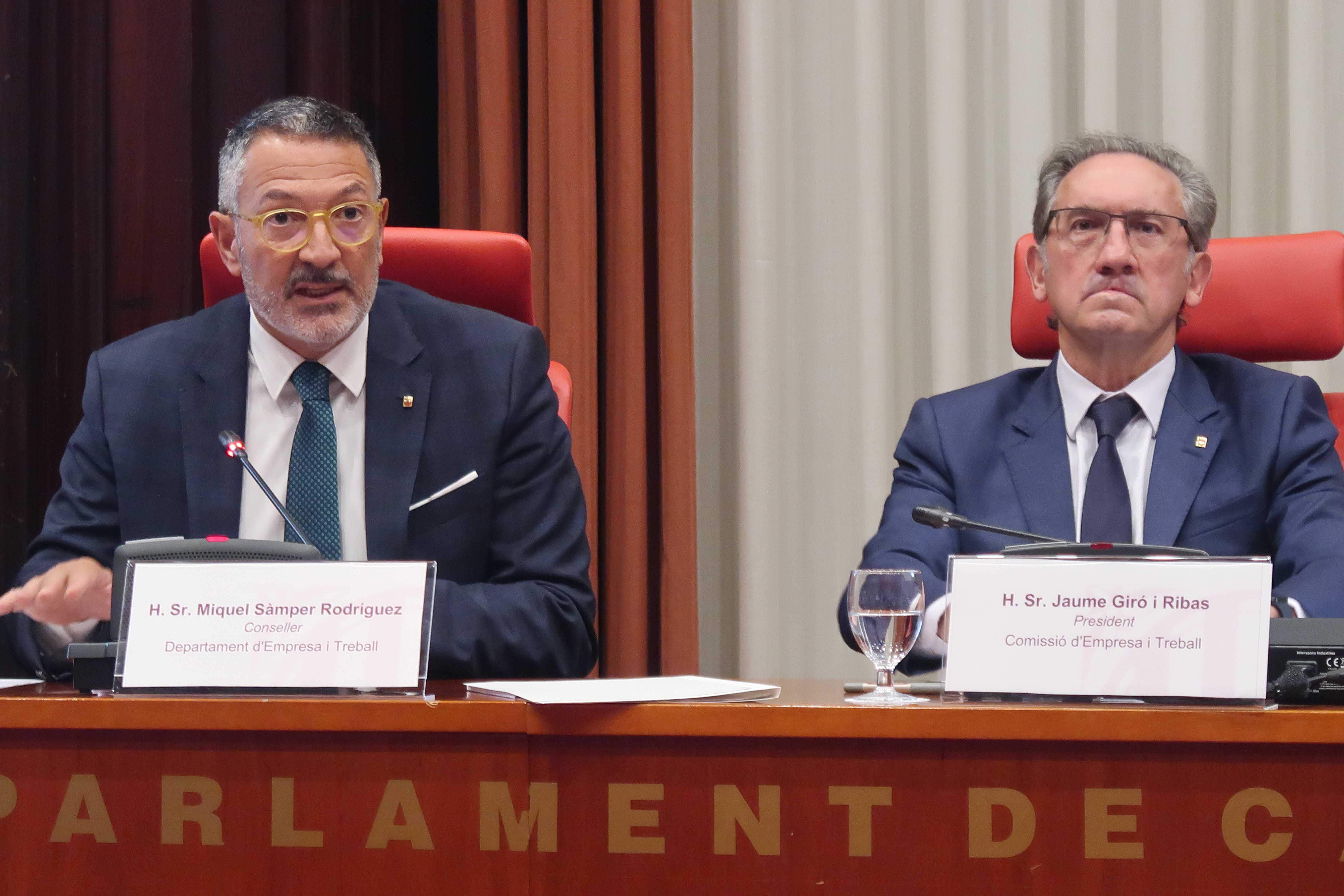 El consejero de Empresa, Miquel Sàmper. EE