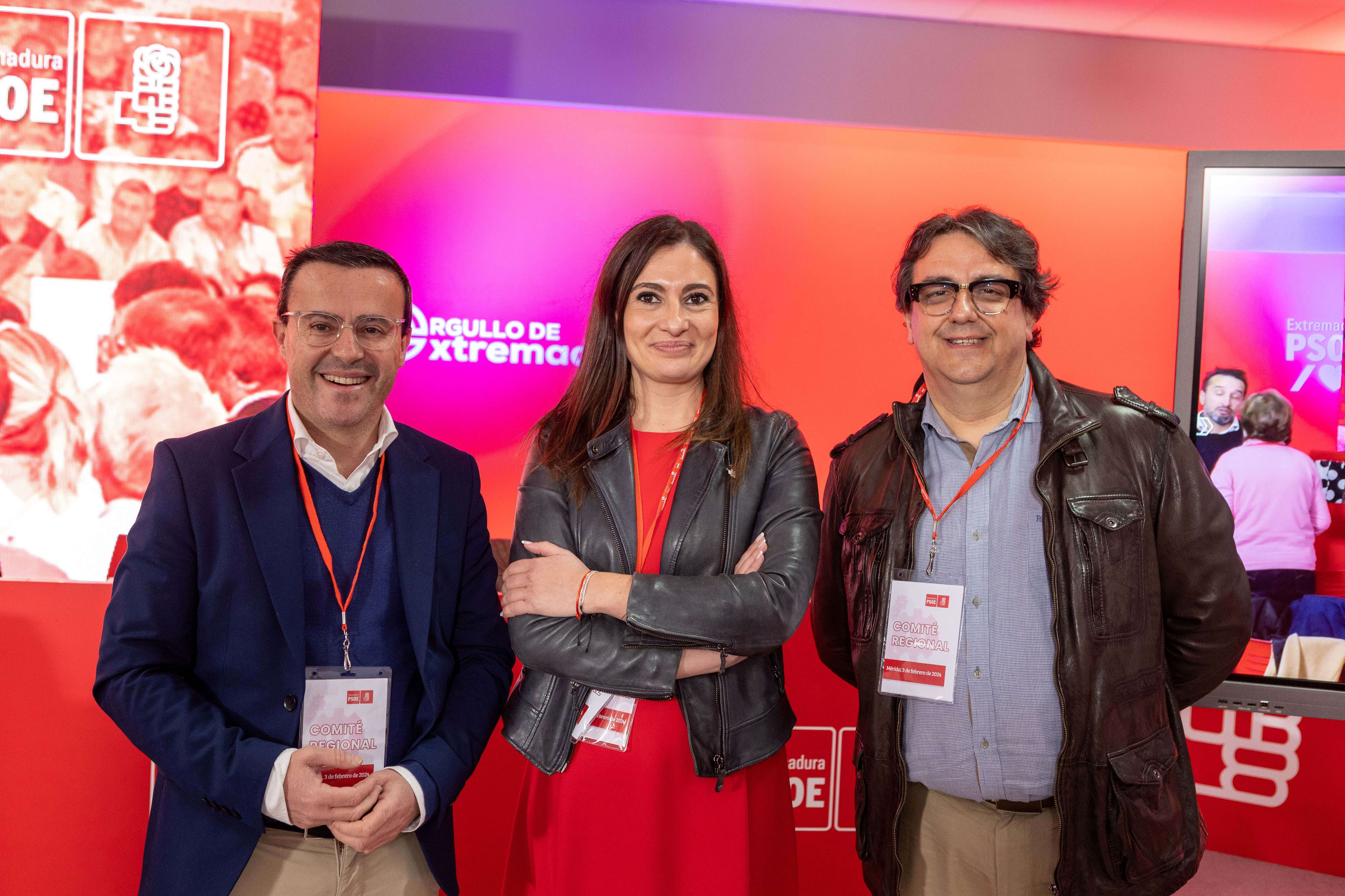 Precandidatos a la secretaria general del PSOE de Extremadura