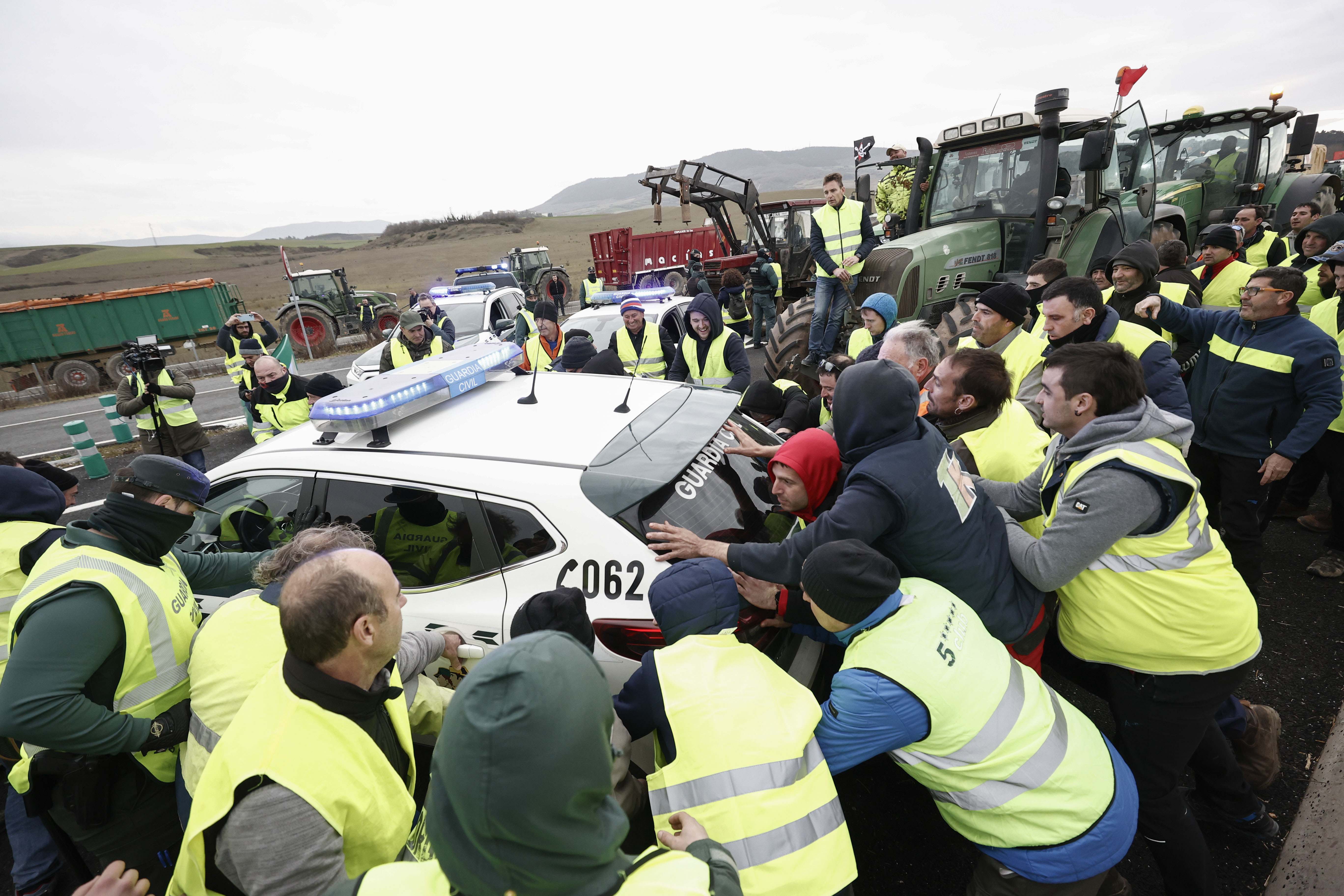 Tractorada protestas agrarias